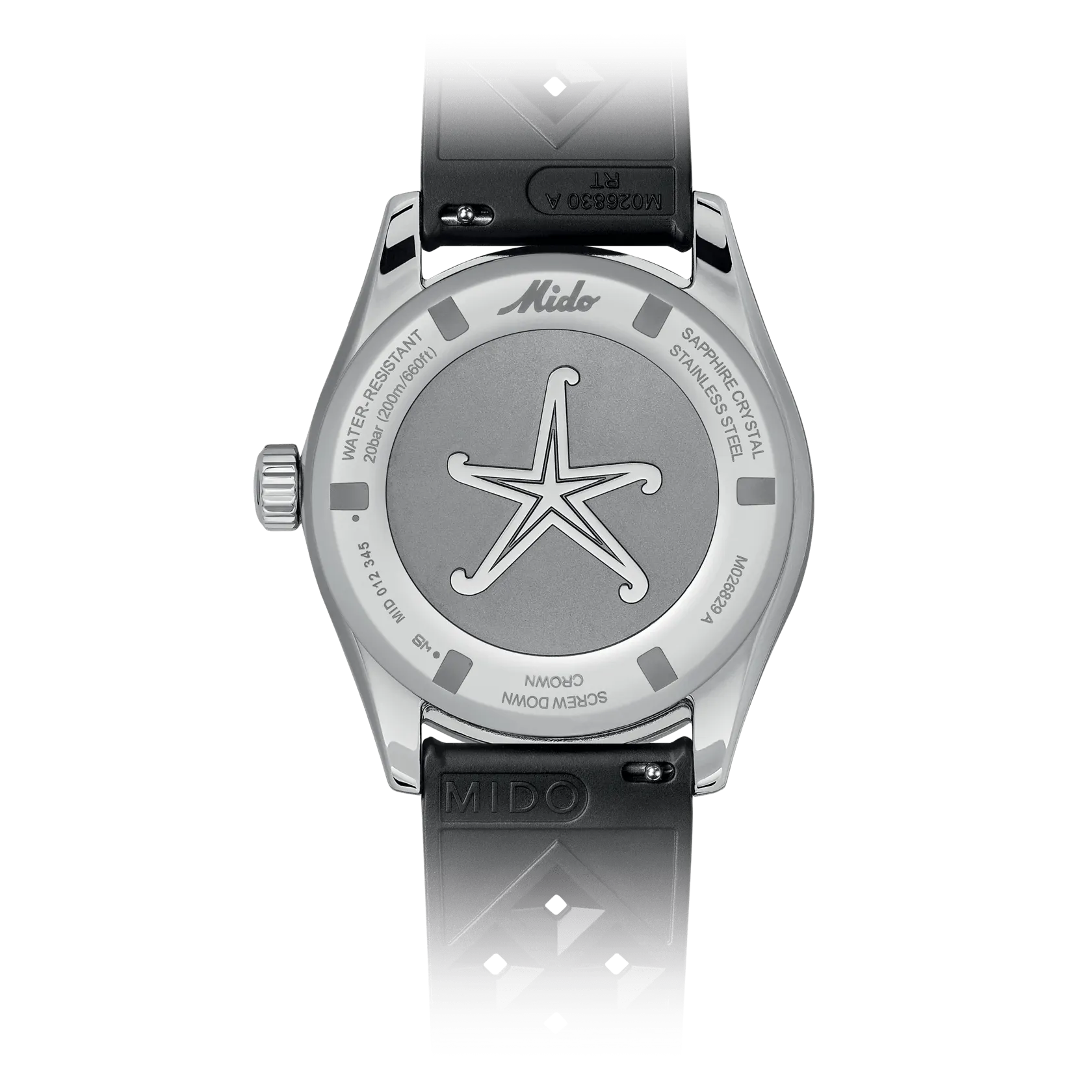 Mido Ocean Star Decompression Worldtimer Black Men's Watch M0268291705100
