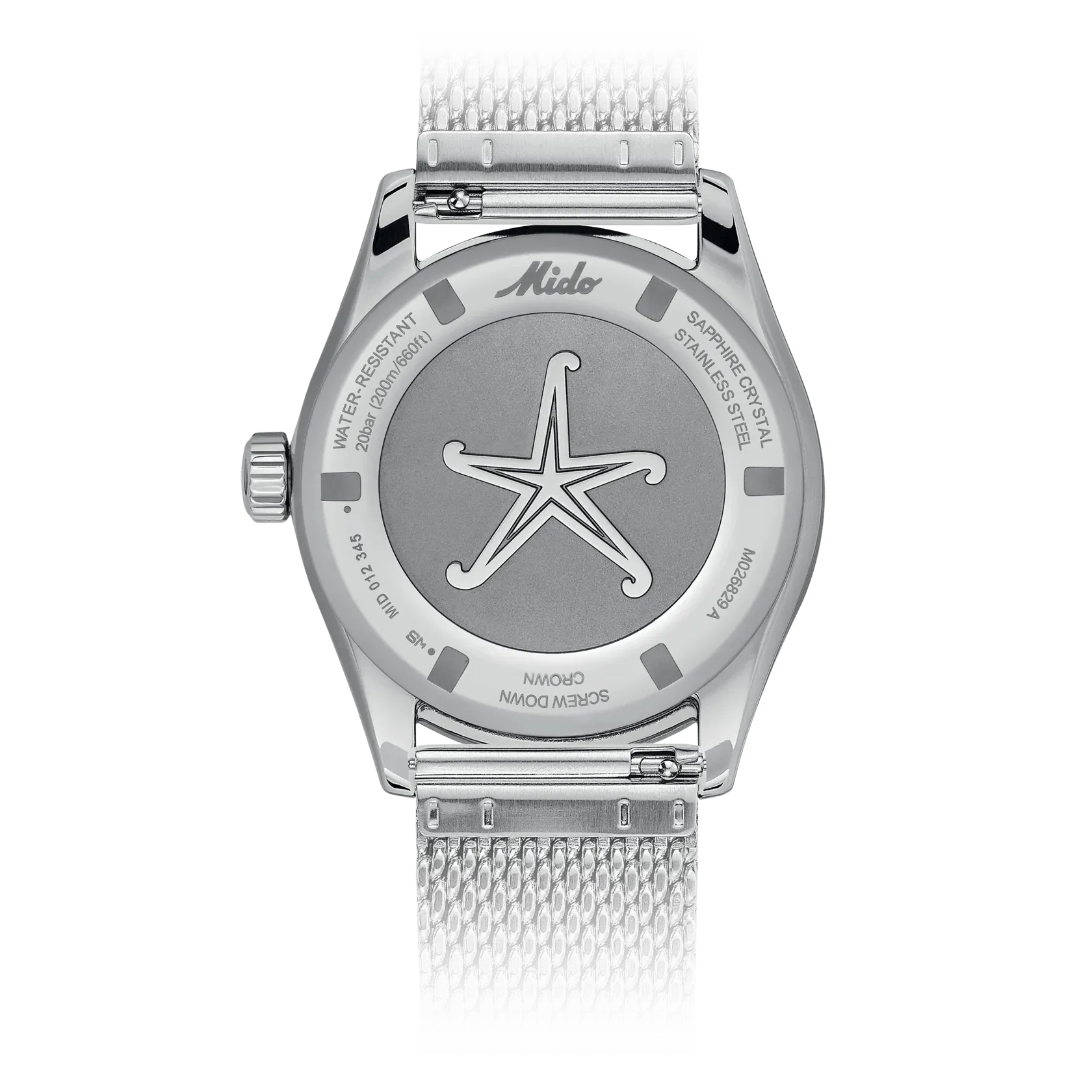 Mido Ocean Star Decompression Worldtimer Black Men's Watch M0268291705100