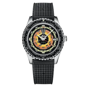 Mido Ocean Star Decompression Worldtimer Black Men's Watch M0268291705100