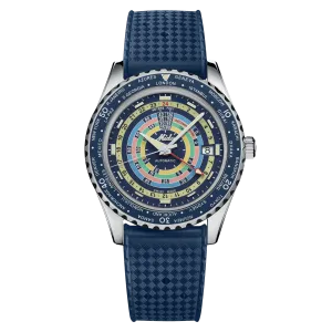 Mido Ocean Star Decompression Worldtimer Blue Men's Watch M0268291704100