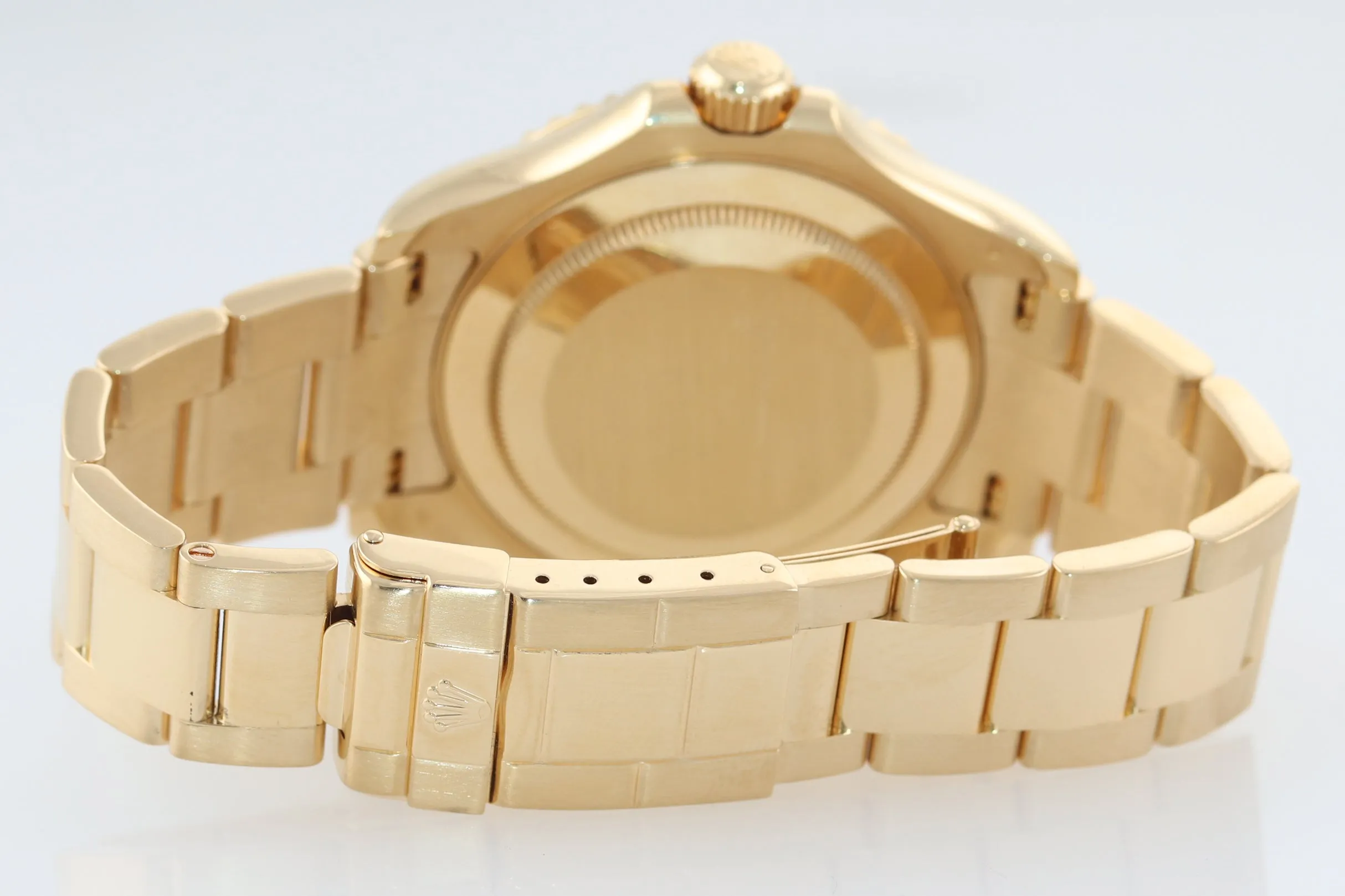 MINT 2008 WARRANTY CARD Rolex Yacht-Master 16628 Champagne Gold 40mm Watch Box
