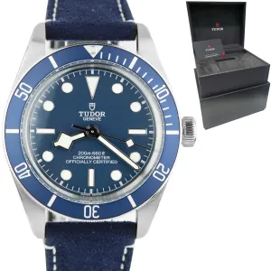 MINT 2021 Tudor Black Bay 58 Stainless Blue 39mm Automatic Watch 79030B B P