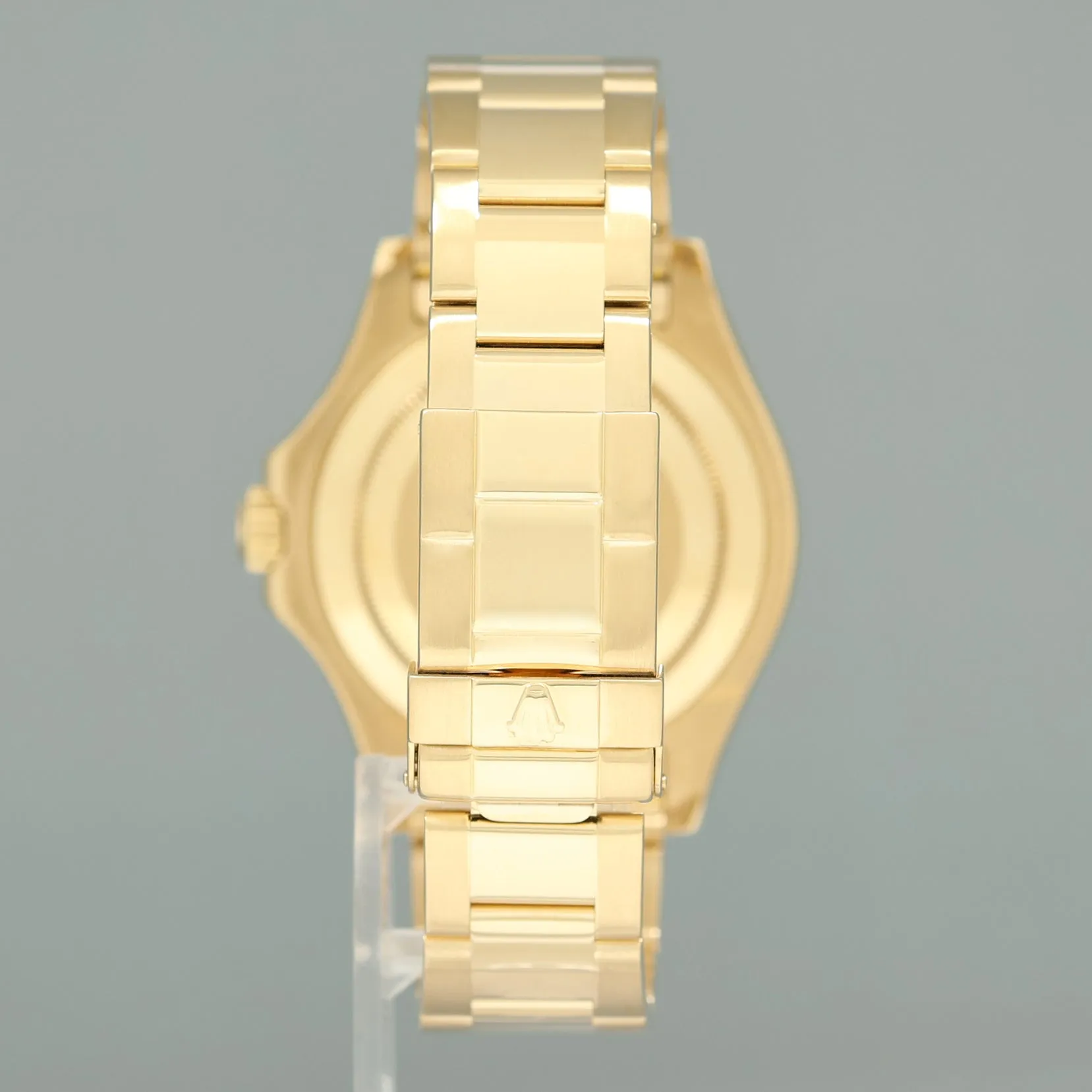 MINT DARK MOP Mother of Pearl Rolex Yacht-Master Yellow Gold 16628 40mm Watch Box