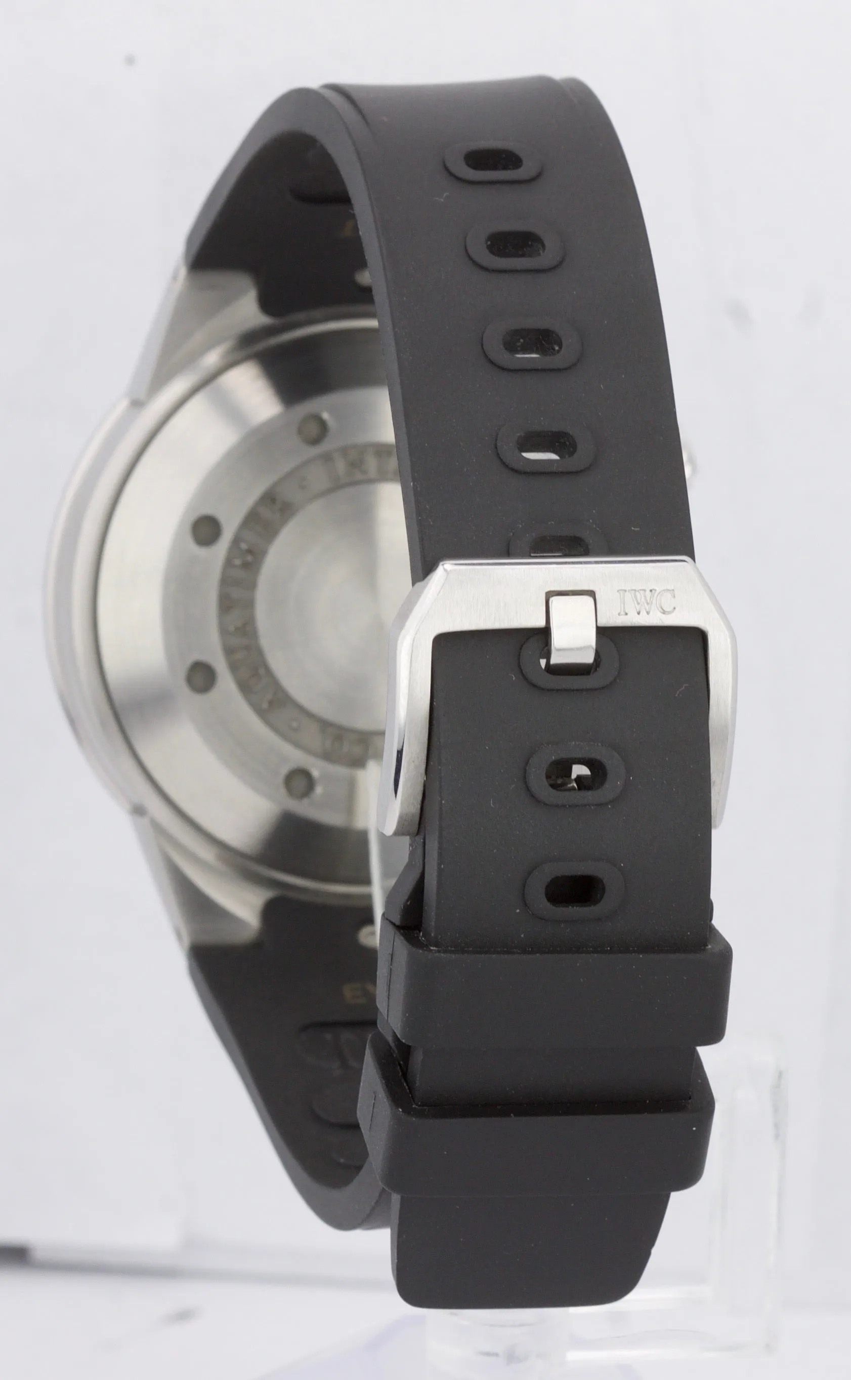MINT IWC Aquatimer Automatic Black 42mm 3548 IW354807 3548-07 Steel Watch