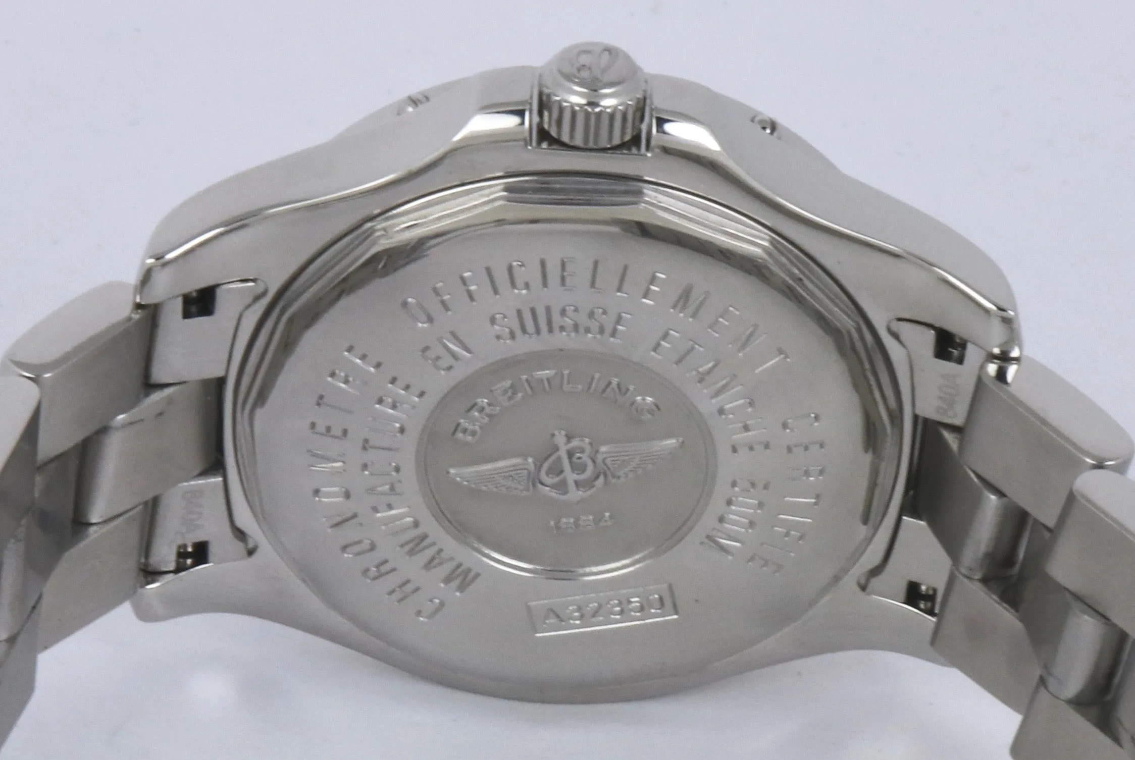 MINT Men's Breitling Colt GMT Stainless Steel Blue 40mm Dial Automatic A32350