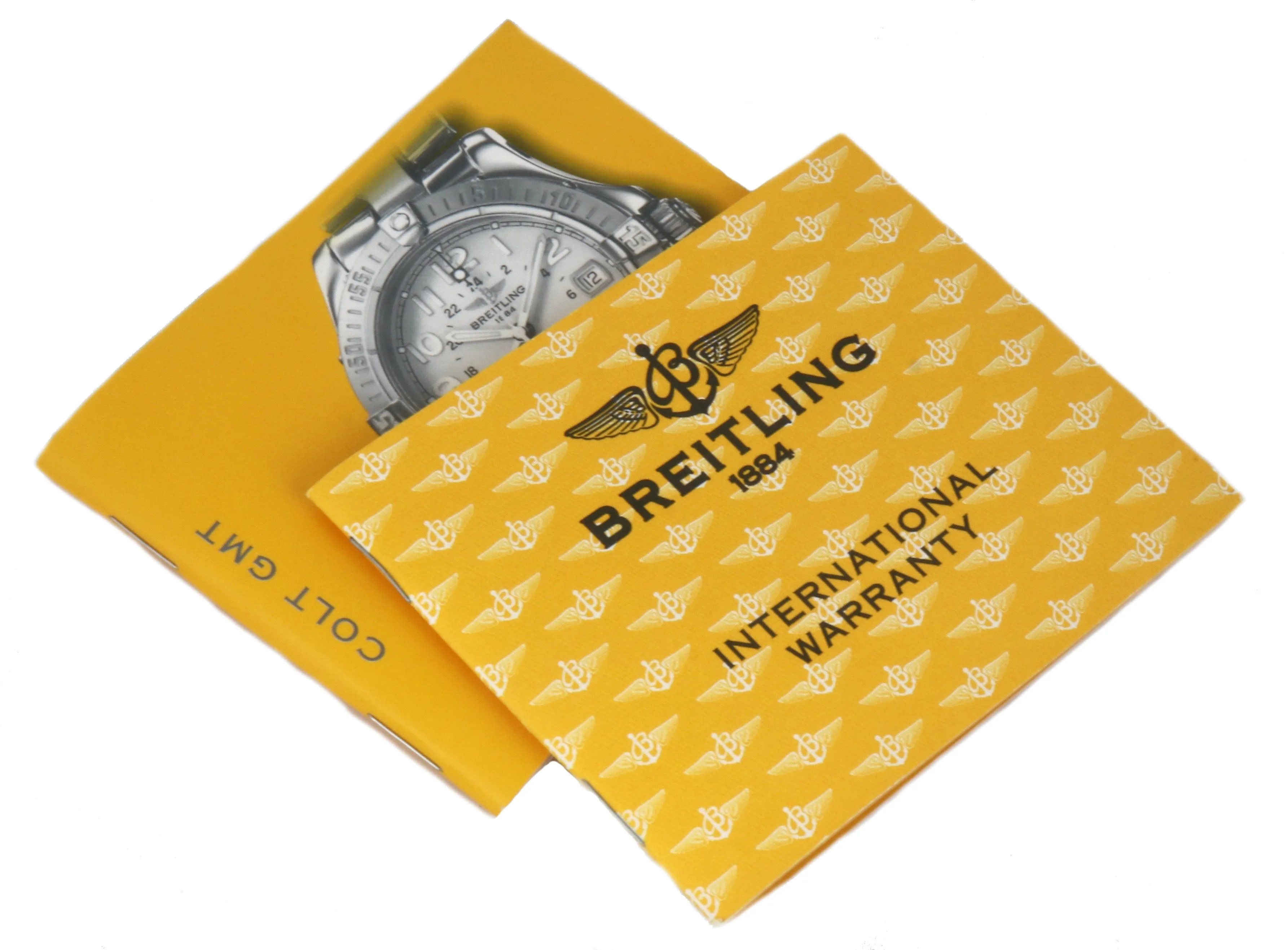 MINT Men's Breitling Colt GMT Stainless Steel Blue 40mm Dial Automatic A32350