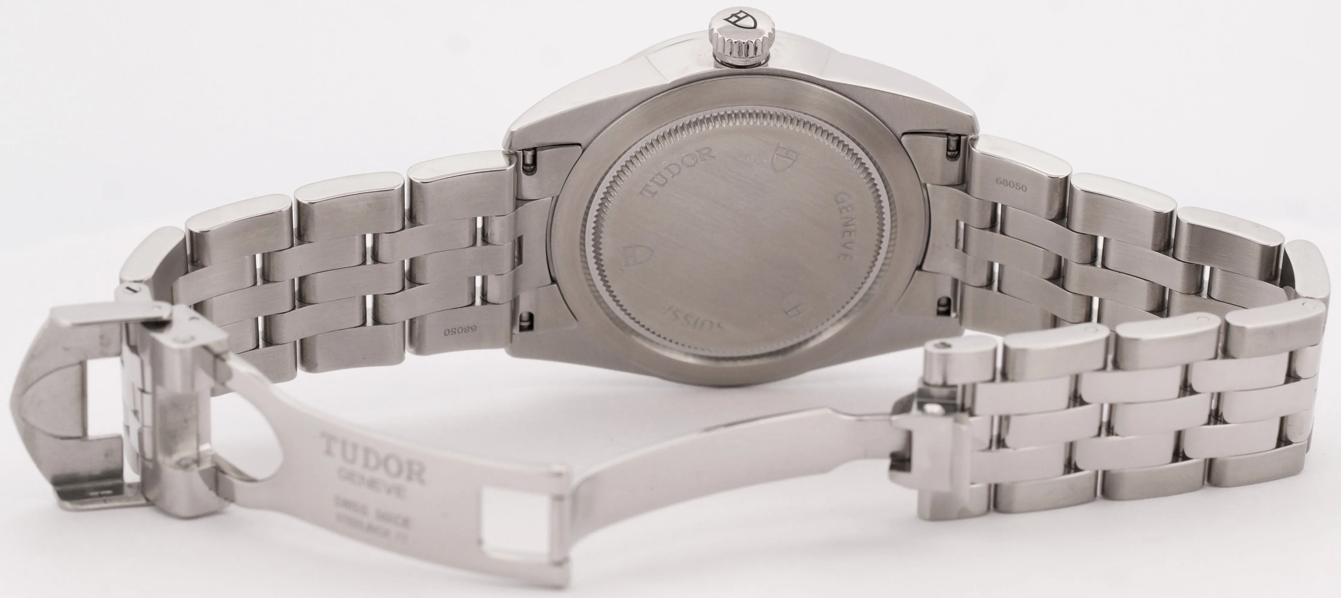 MINT PAPERS Tudor Glamour Date 36mm SILVER Stainless Steel 55000 Watch BOX