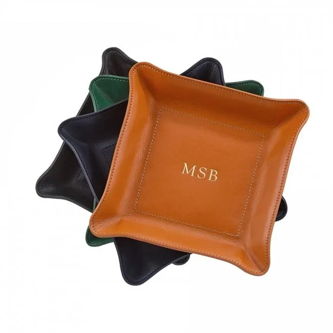 Moldable Leather Catchall Tray