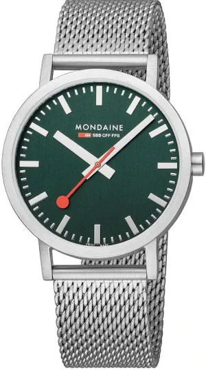 Mondaine Classic Park Green Special Edition Watch