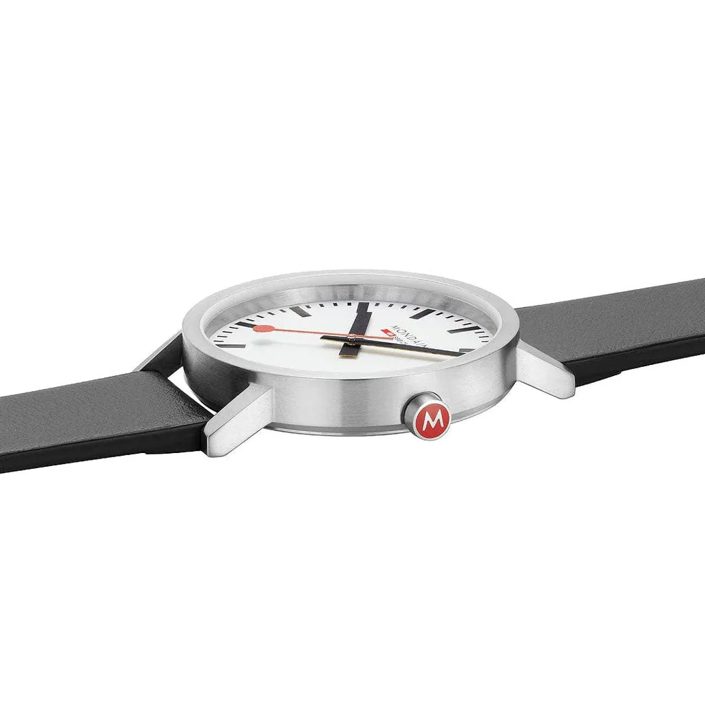 Mondaine Classic White Watch