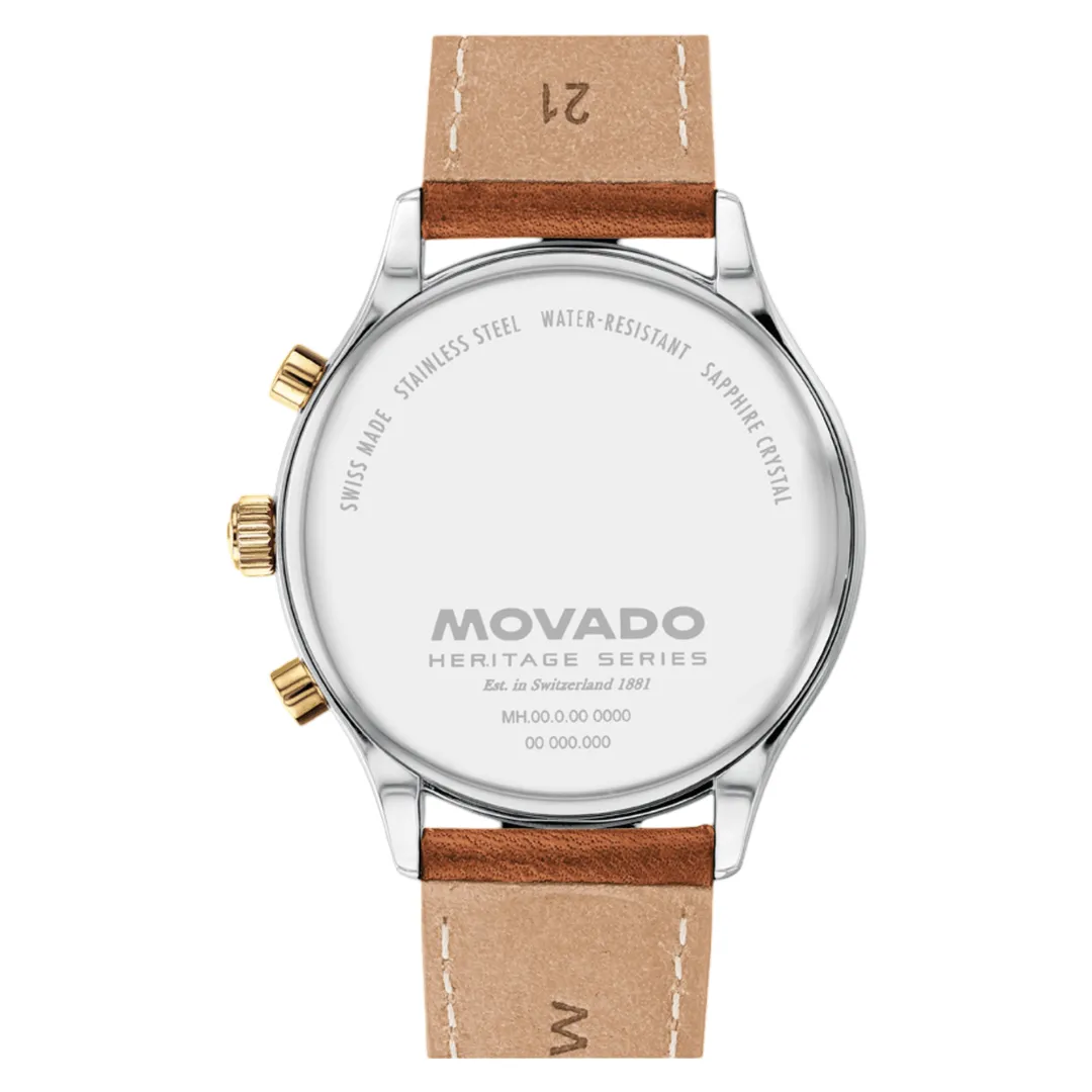 Movado Heritage Series Calendoplan Quartz Men's Watch 3650189