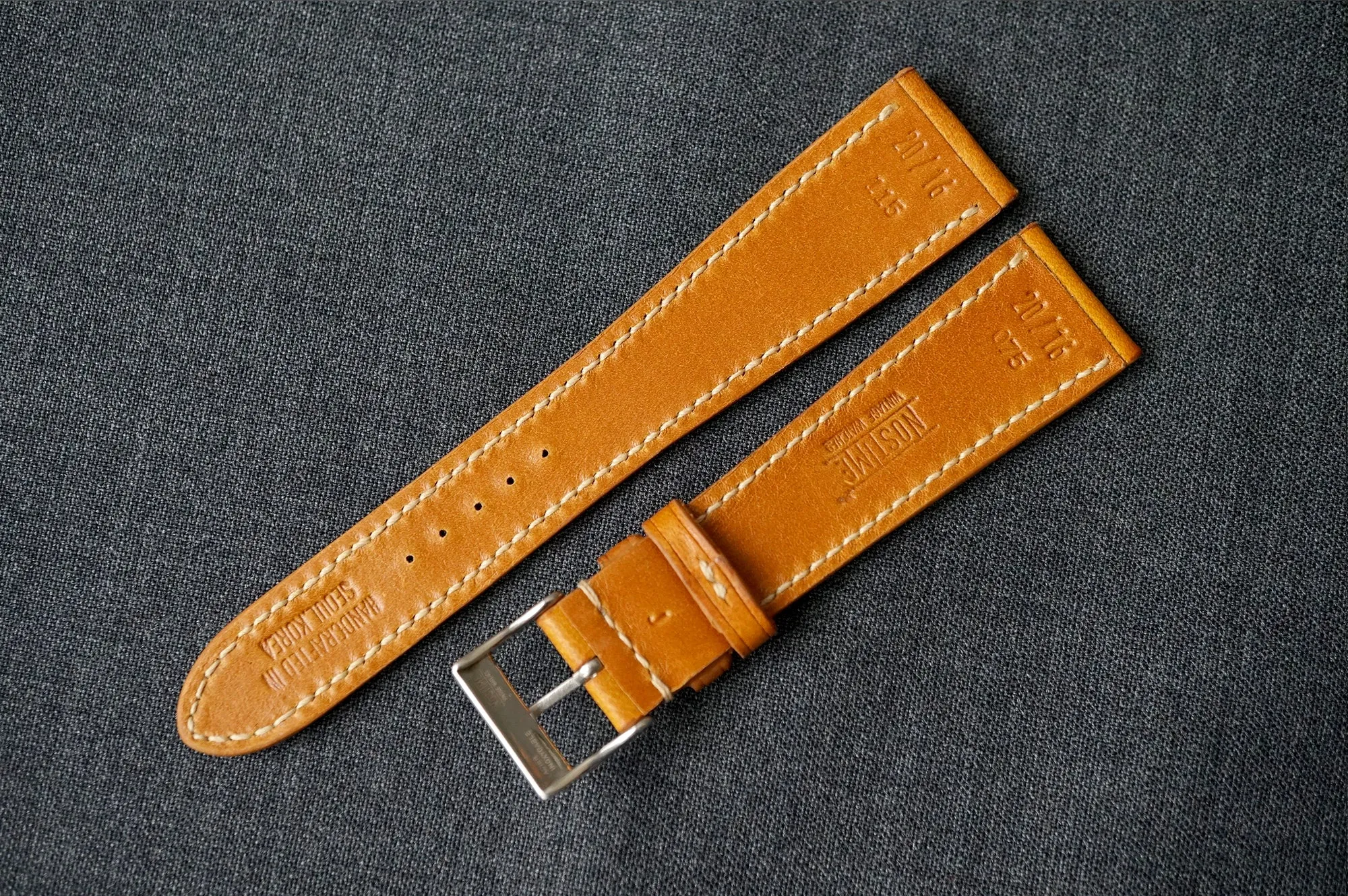 MUSTARD BOX CALF CUSTOM MADE STRAP