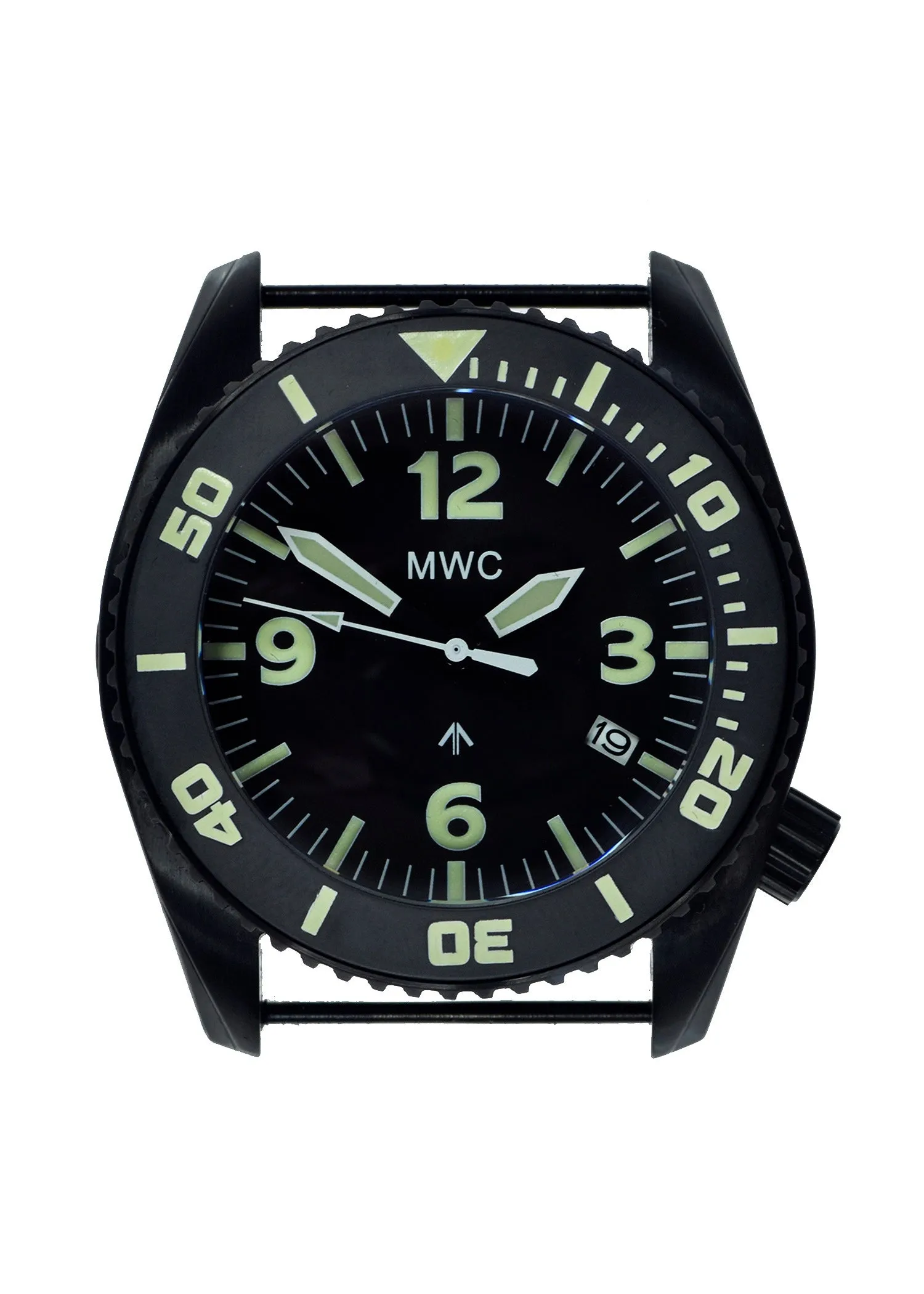 MWC "Depthmaster" 100atm / 3,280ft / 1000m Water Resistant Military Divers Watch in PVD Stainless Steel Case with Helium Valve (Quartz)