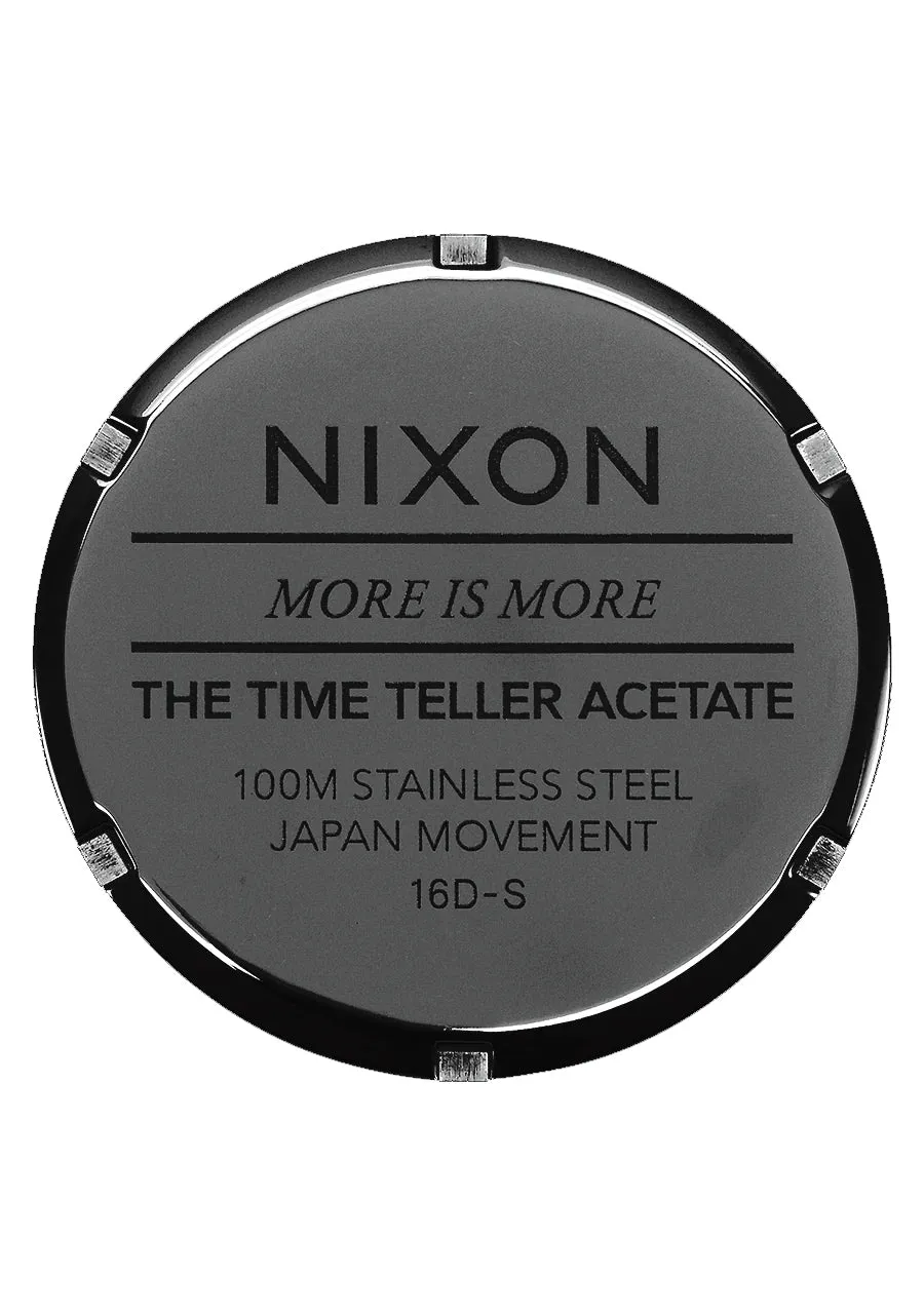 Nixon Time Teller Acetate Tortoise