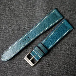 OCEAN BLUE BOX CALF CUSTOM MADE STRAP