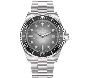 Oceaneva Men's Deep Marine Explorer II 1250M Pro Diver Watch Gray Fade Dial