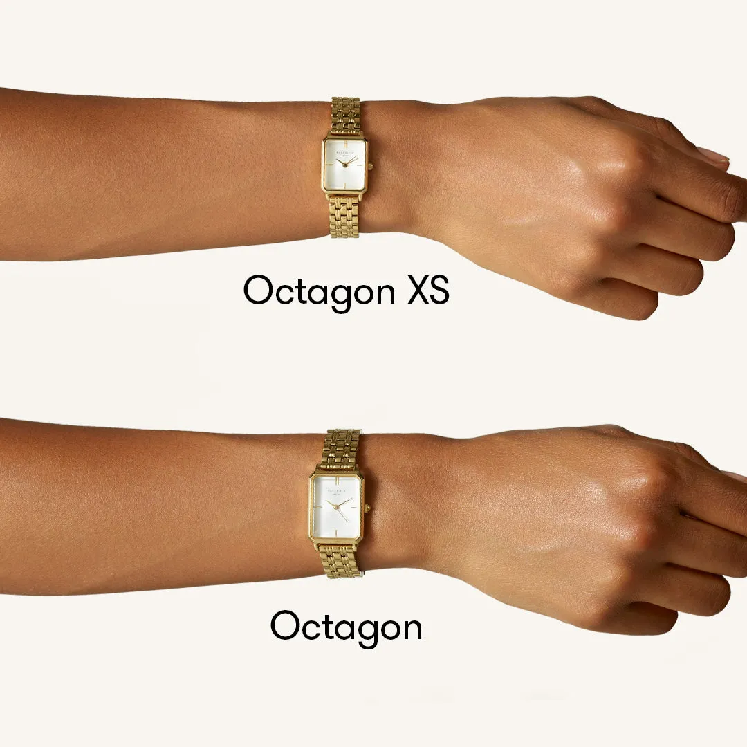 Octagon Silver - Engraved
