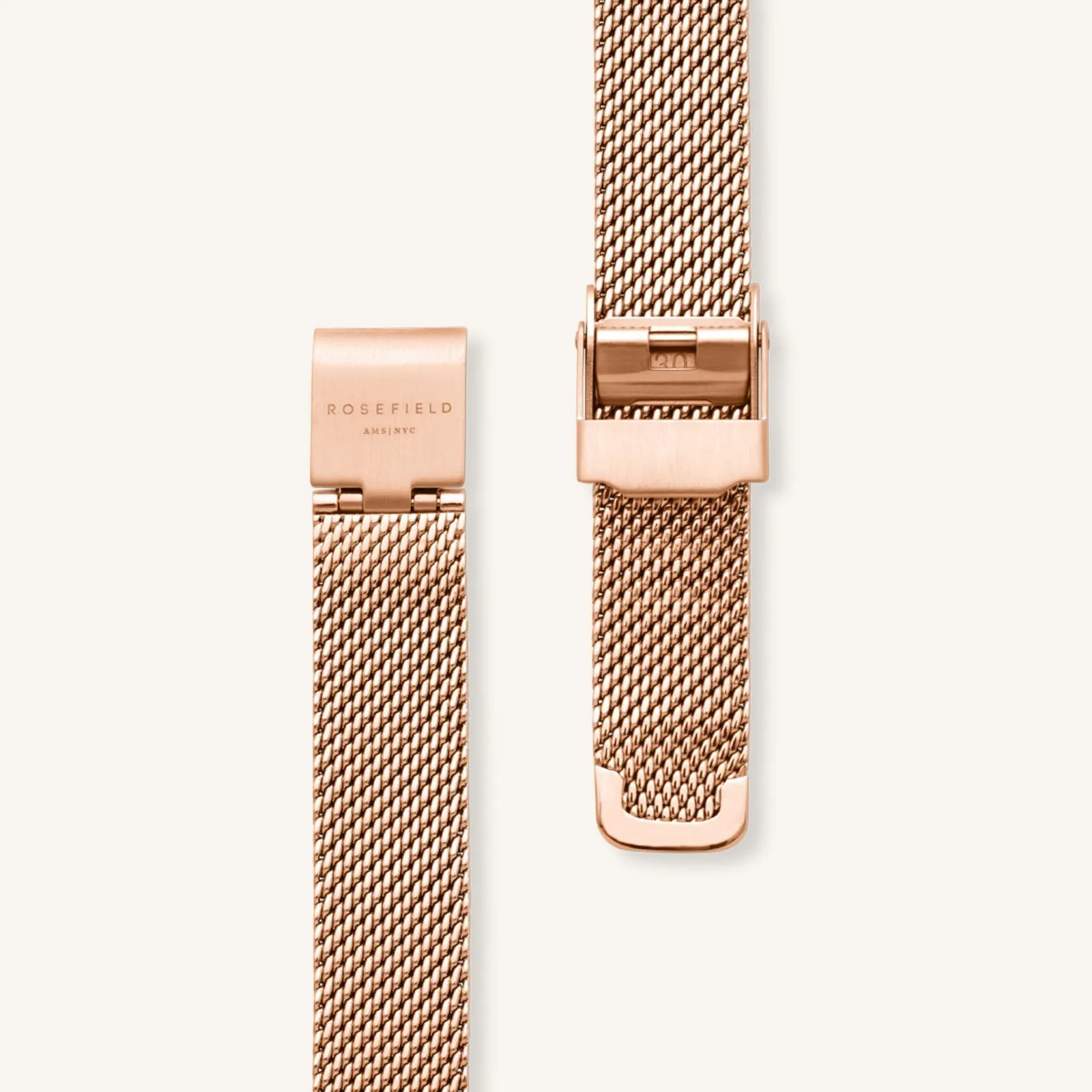 Octagon XS Mesh Rose Gold - Engraved
