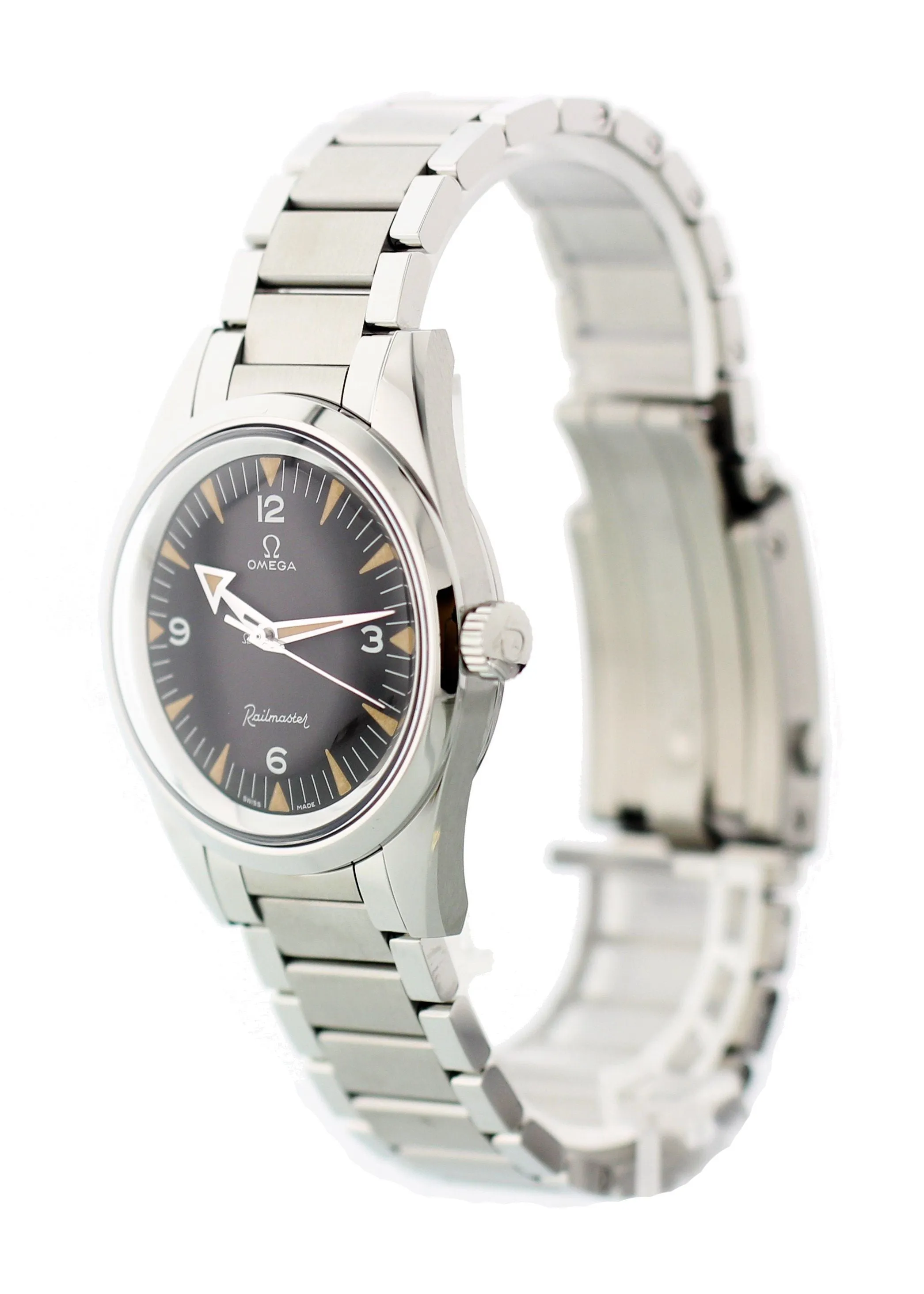 Omega 1957 Trilogy Railmaster 220.10.38.20.01.002 Limited Edition Box Papers