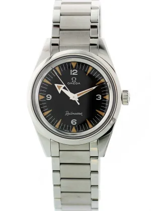 Omega 1957 Trilogy Railmaster 220.10.38.20.01.002 Limited Edition Box Papers