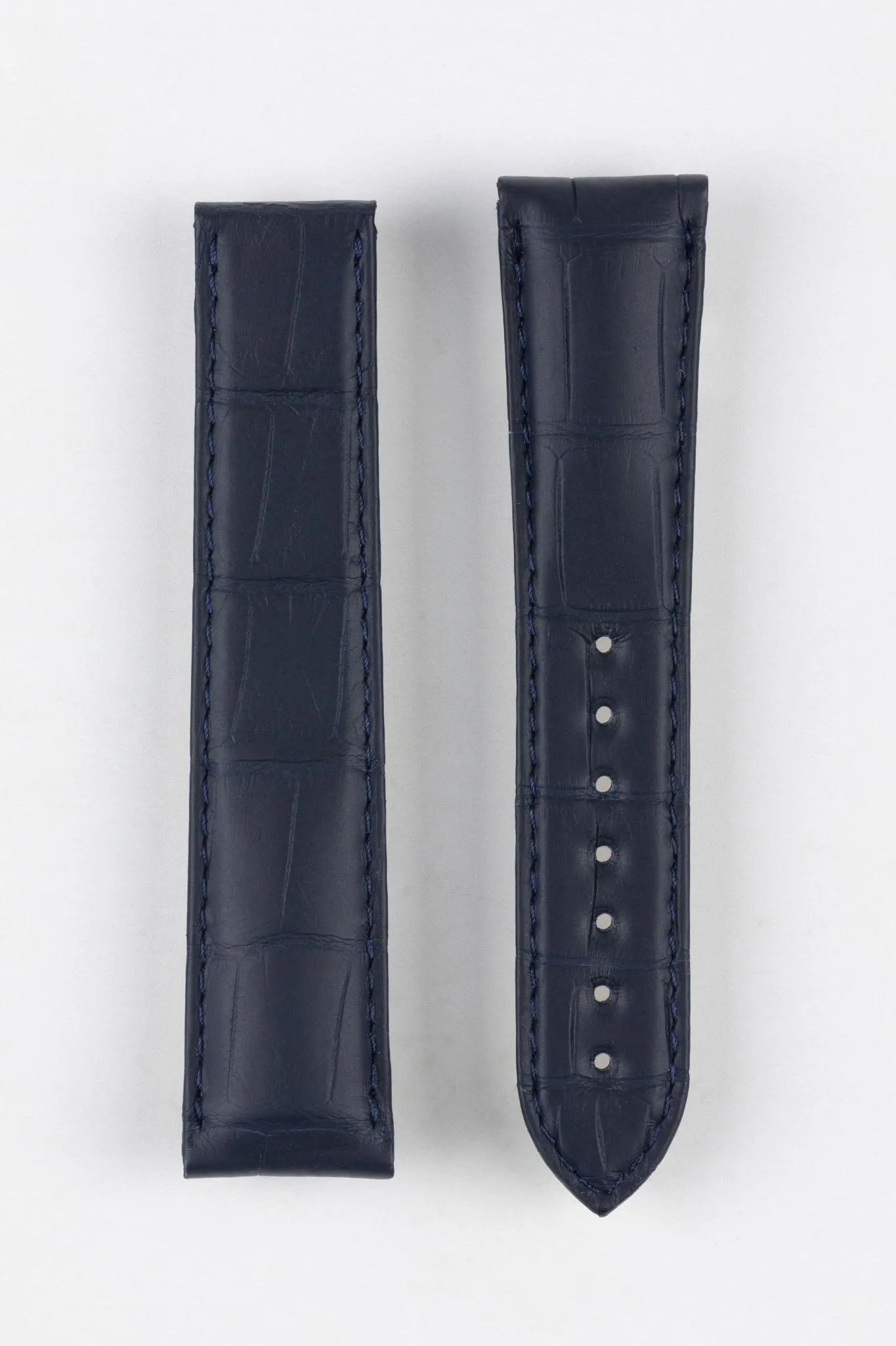OMEGA 98000412 Seamaster Aqua Terra Genuine Alligator 21mm Watch Strap in BLUE