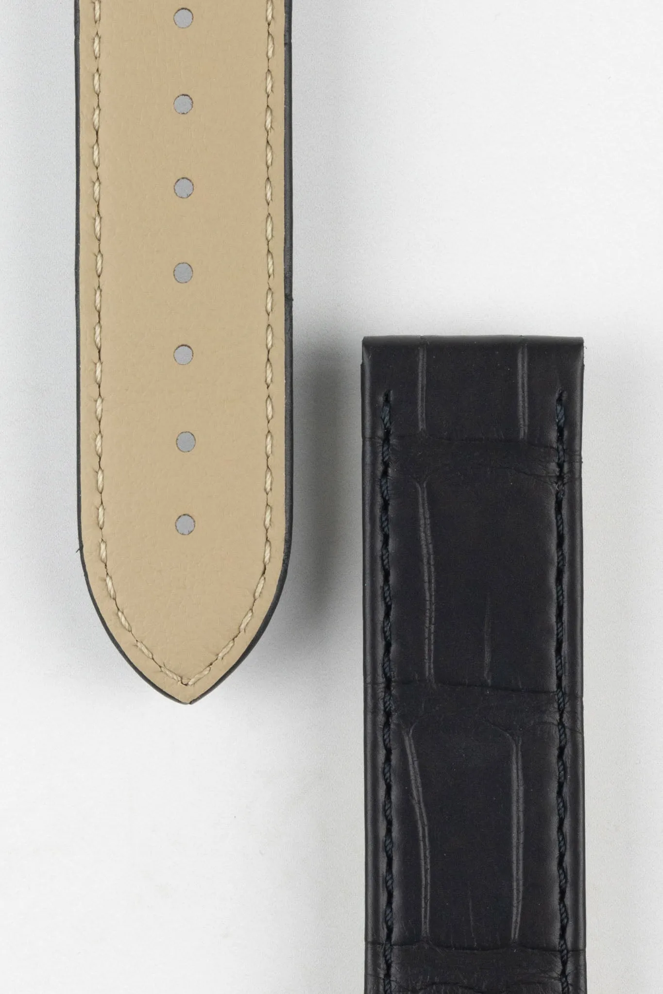 OMEGA CUZ013184 Aqua Terra Alligator Deployment Watch Strap in DARKEST GREEN