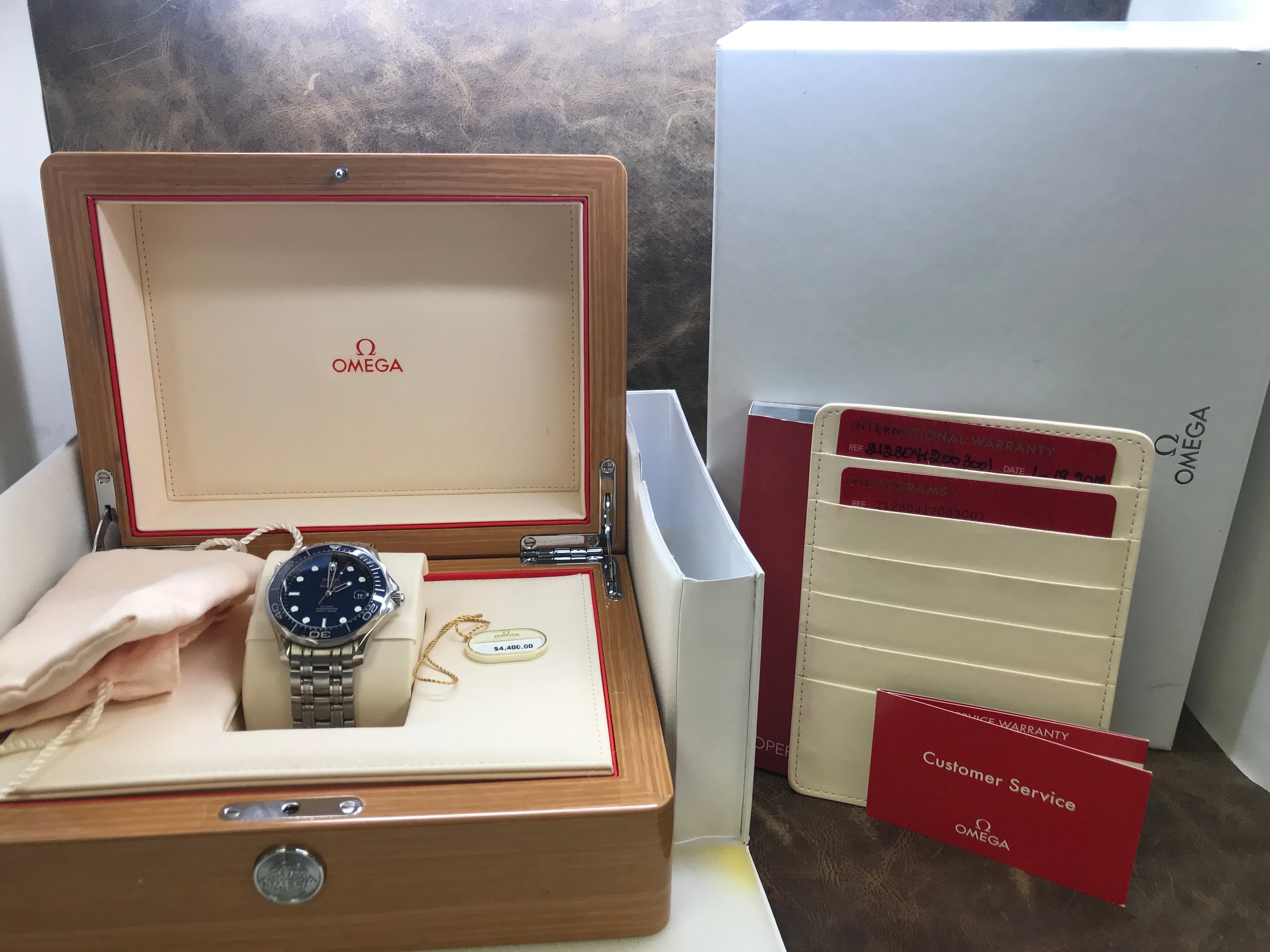 Omega Seamaster 212.30.41.20.03.001 Blue Dial Automatic  Men's Watch