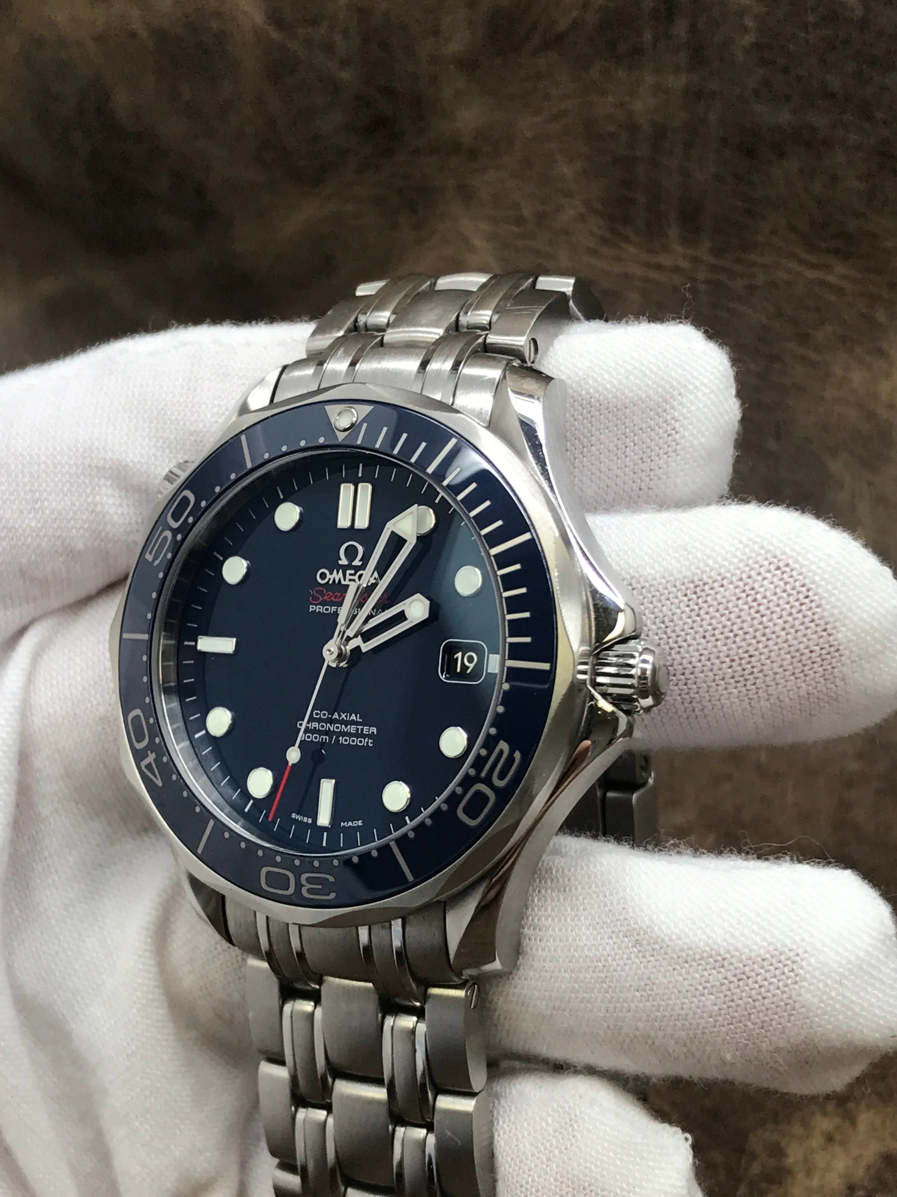 Omega Seamaster 212.30.41.20.03.001 Blue Dial Automatic  Men's Watch