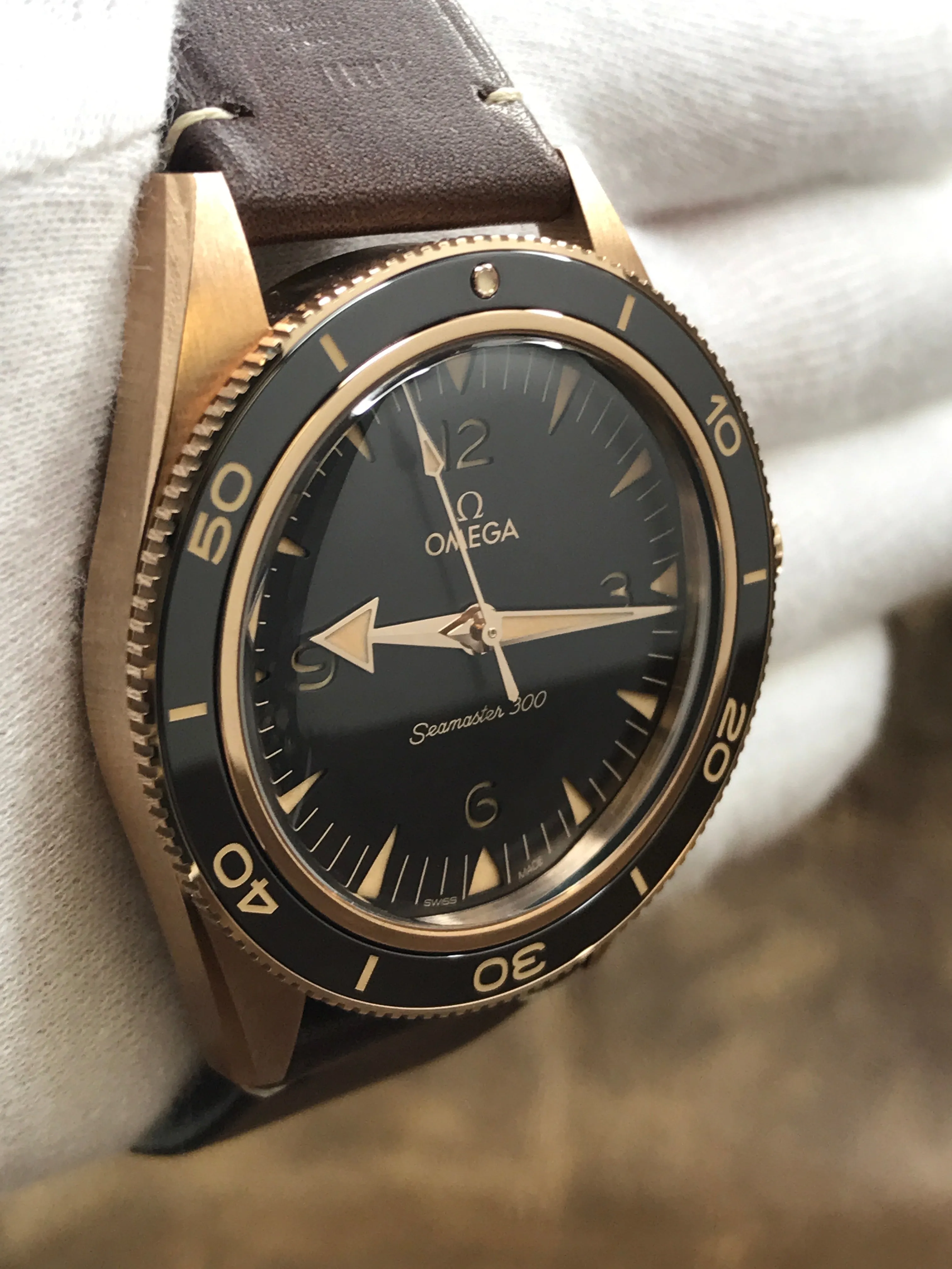 Omega Seamaster 300 234.92.41.21.10.001 Black Dial Automatic Men's Watch
