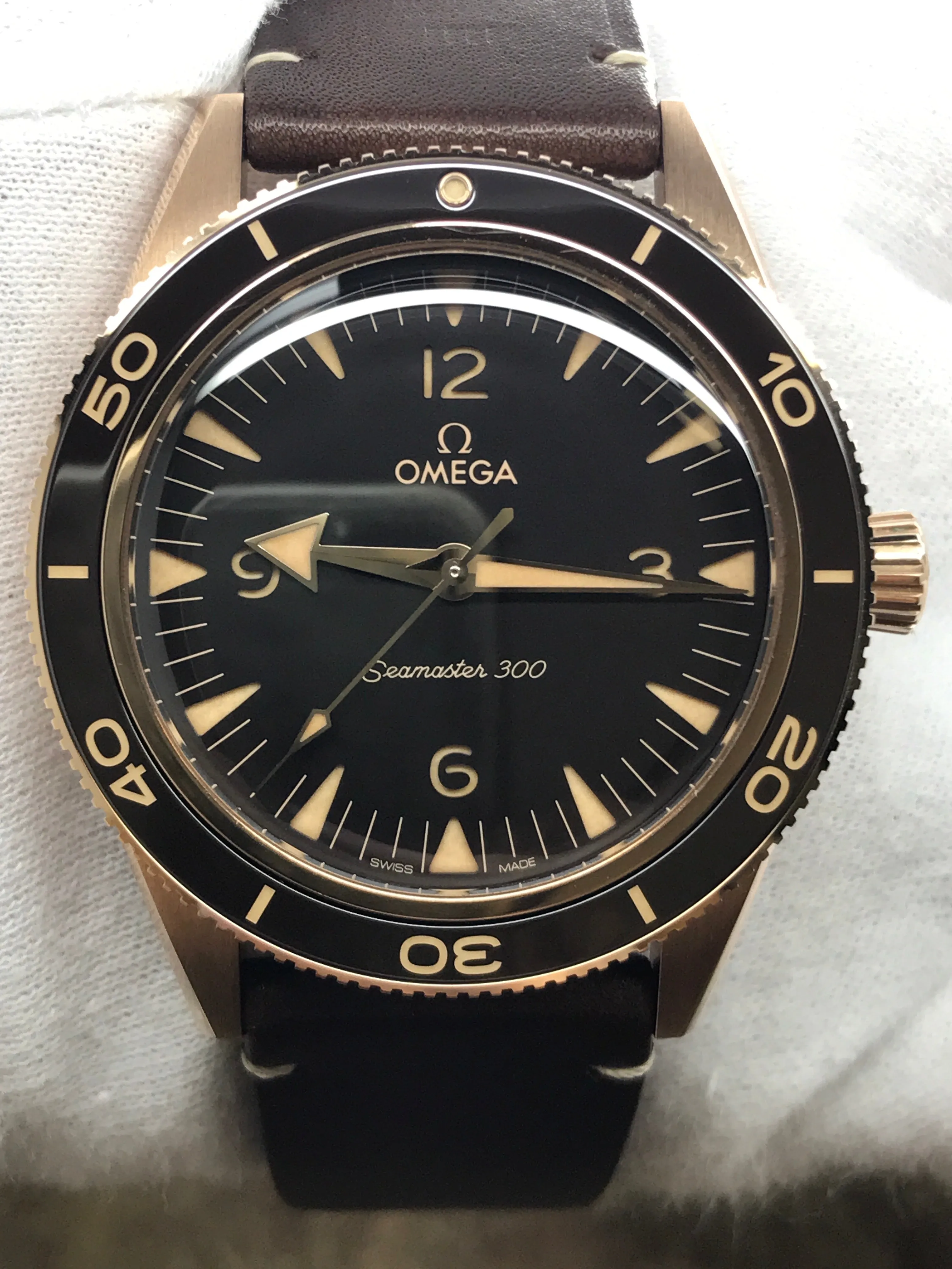 Omega Seamaster 300 234.92.41.21.10.001 Black Dial Automatic Men's Watch
