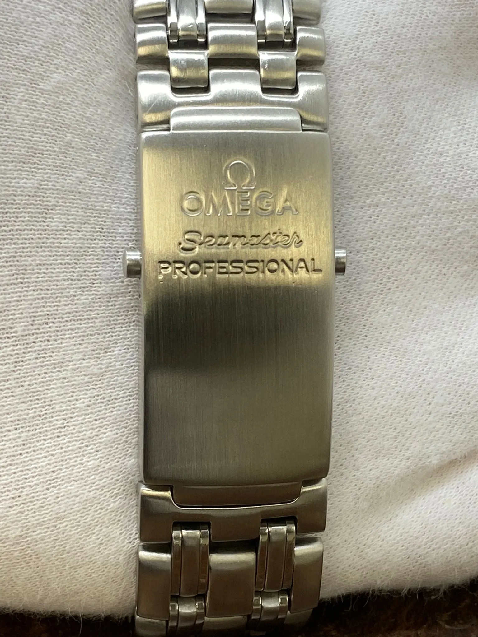 Omega Seamaster 300m Custom Insert 2541.80.00 Blue Dial Quartz Men's Watch