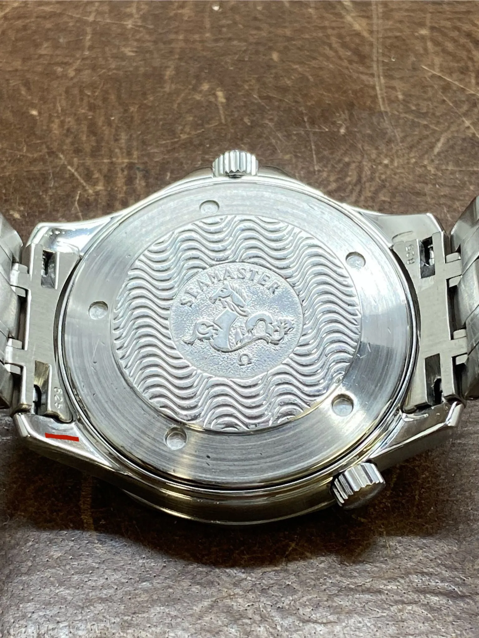 Omega Seamaster 300m Custom Insert 2541.80.00 Blue Dial Quartz Men's Watch