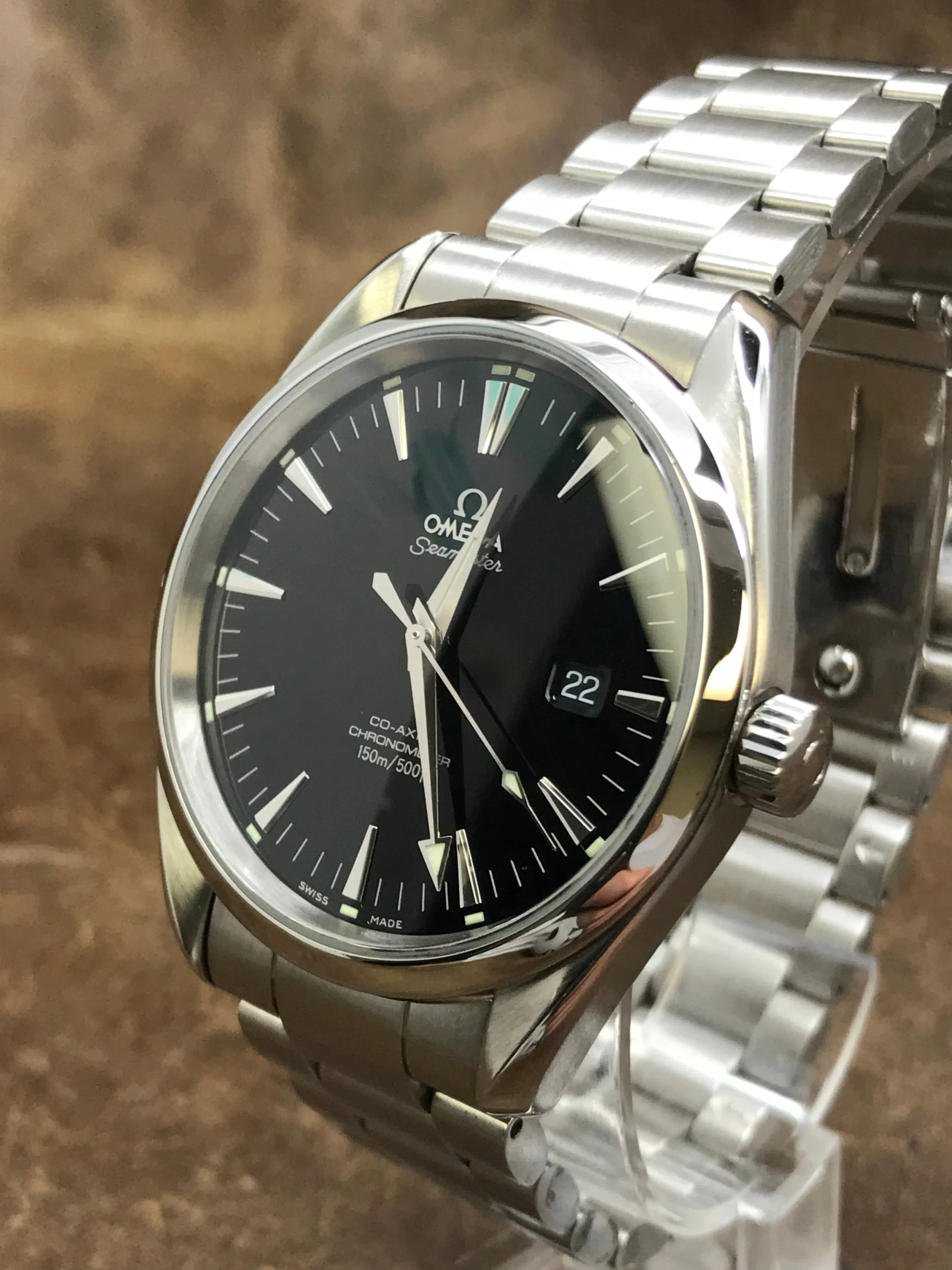 Omega Seamaster Aqua Terra Chronometer 2503.80.00 Black Dial Automatic  Men's Watch