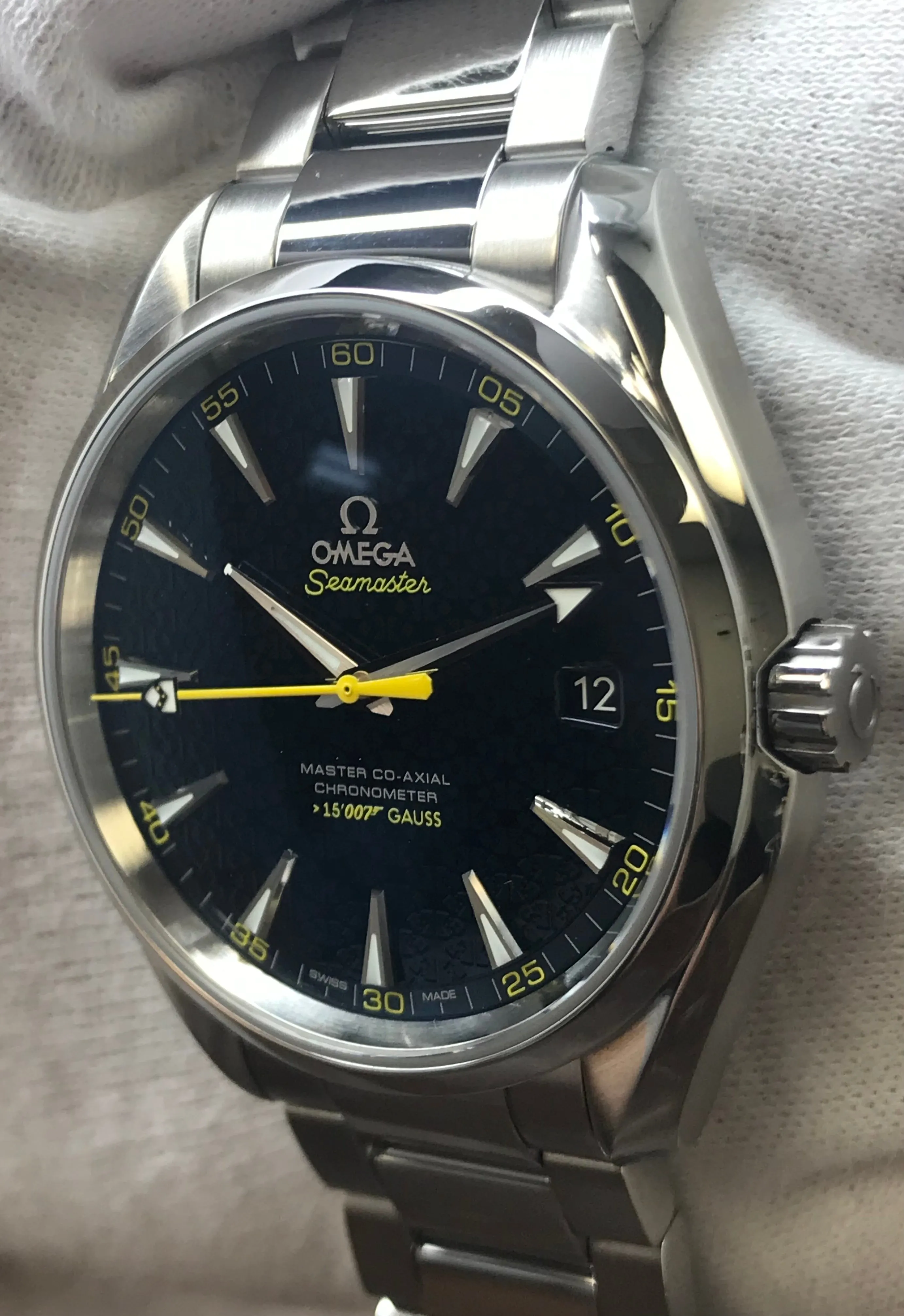 Omega Seamaster Aqua Terra James Bond Spectre Full B&P 231.10.42.21.03.004 Blue Dial Automatic Men's Watch