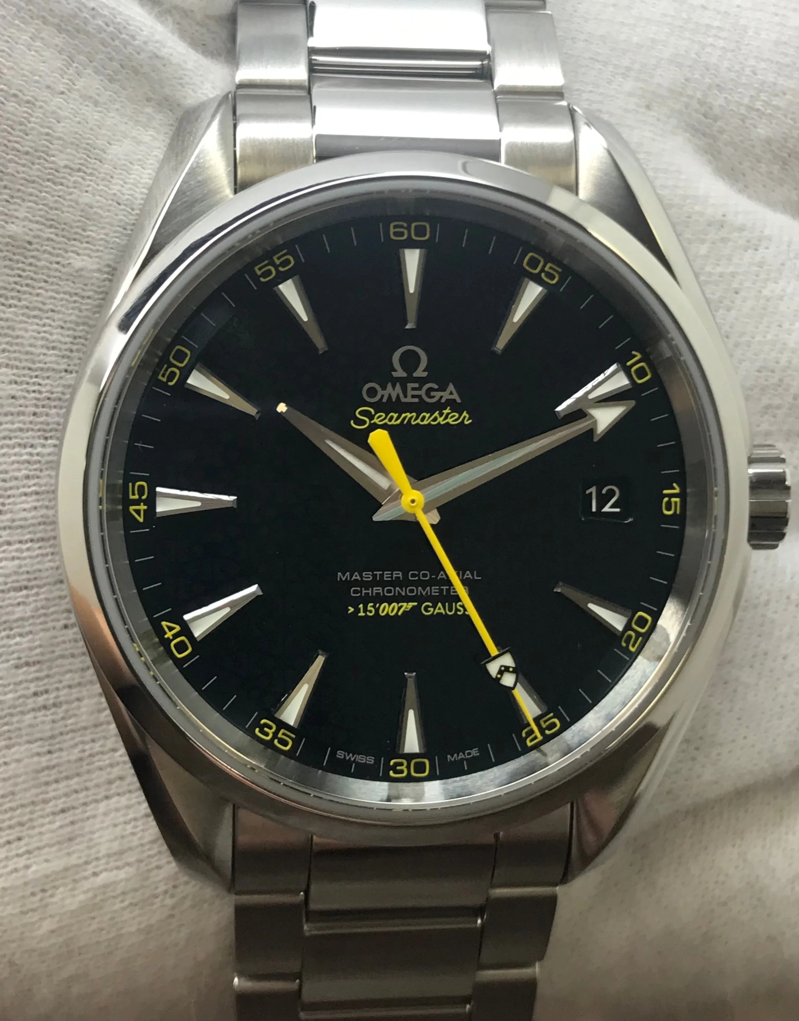 Omega Seamaster Aqua Terra James Bond Spectre Full B&P 231.10.42.21.03.004 Blue Dial Automatic Men's Watch