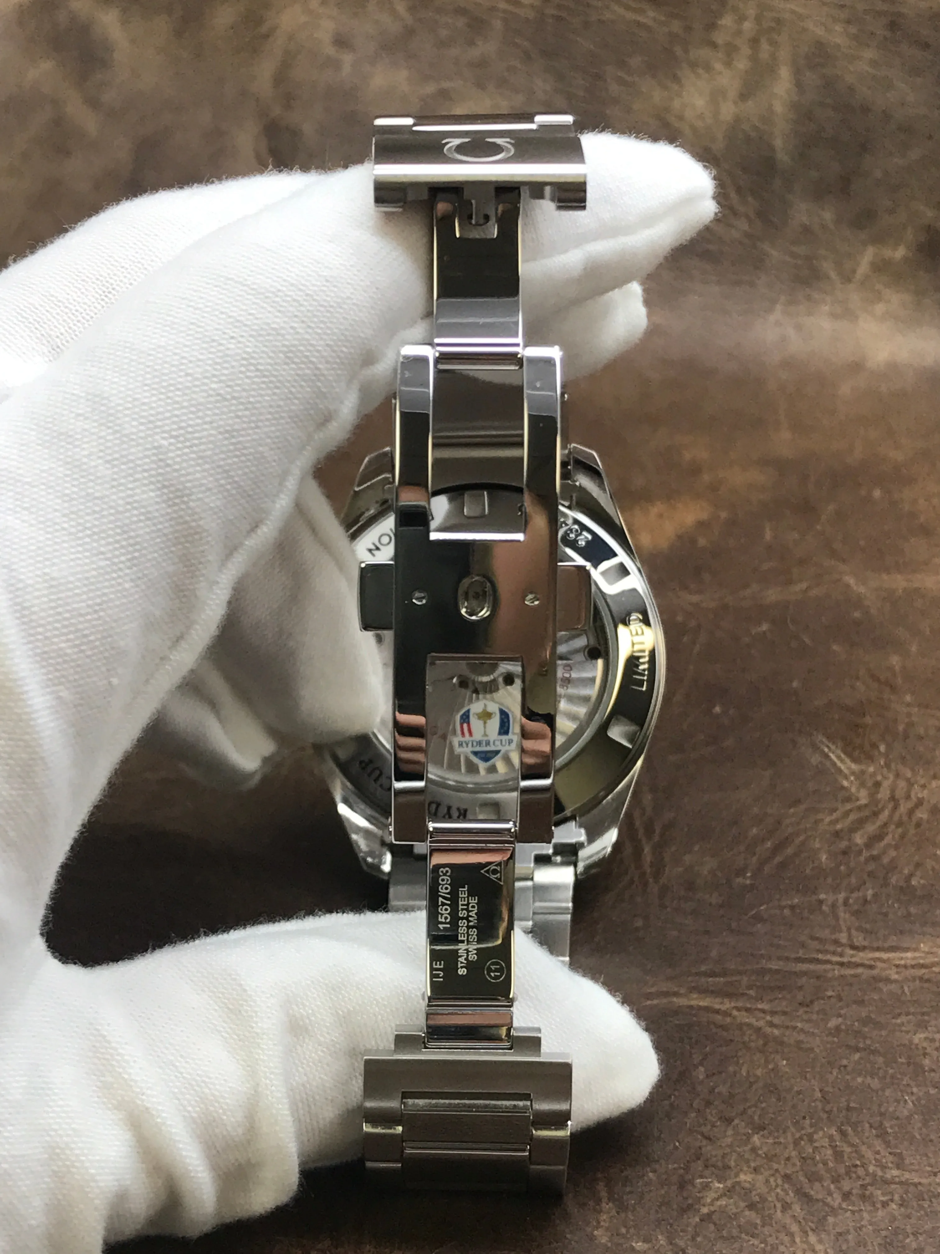 Omega Seamaster Aqua Terra Ryder Cup Limited Edition 616pcs 231.10.42.21.02.005 White Dial Automatic Men's Watch