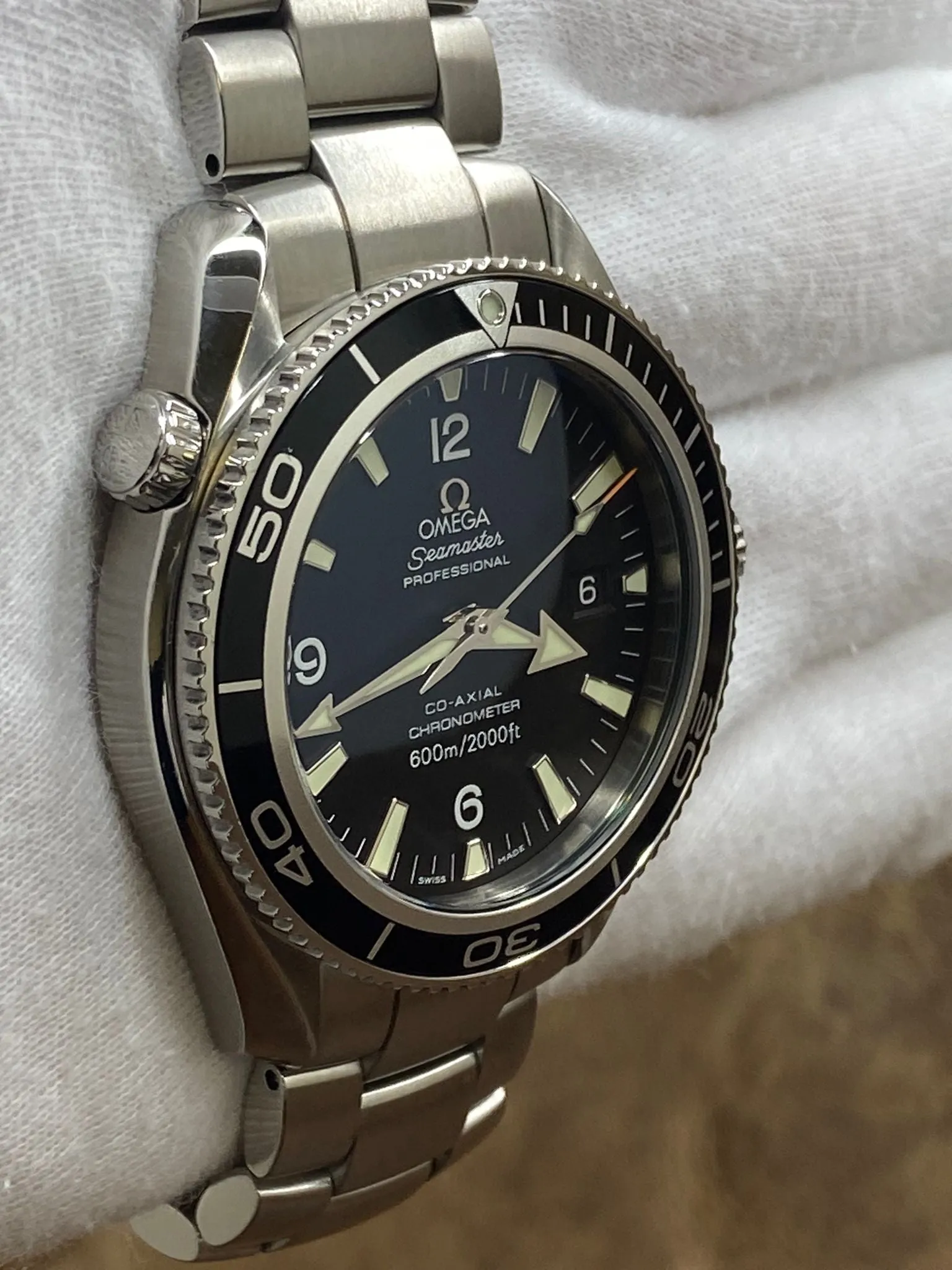 Omega Seamaster Planet Ocean 2201.50 Black Dial Automatic Men's Watch