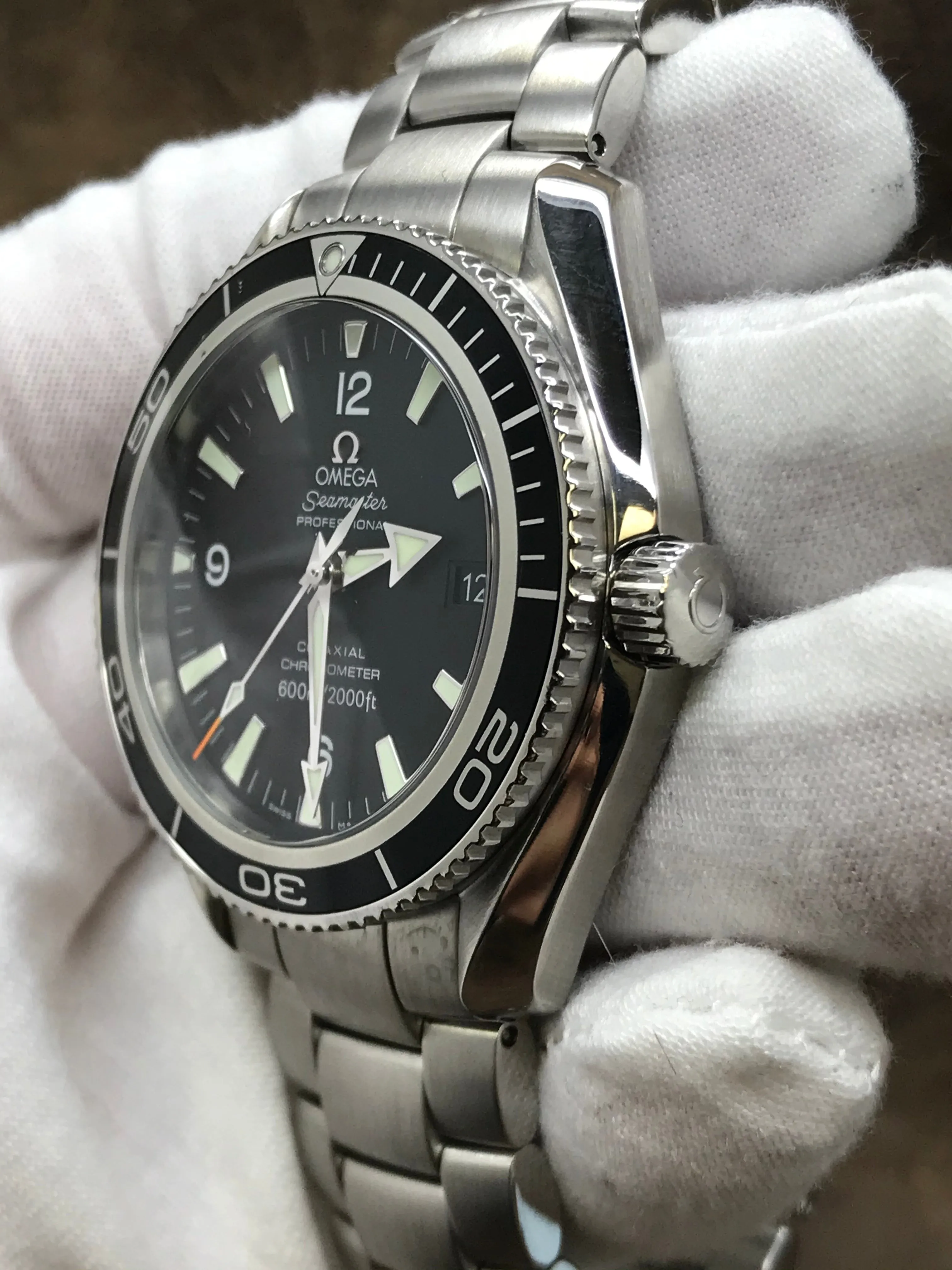 Omega Seamaster Planet Ocean 2201.50.00 Black Dial Automatic Men's Watch