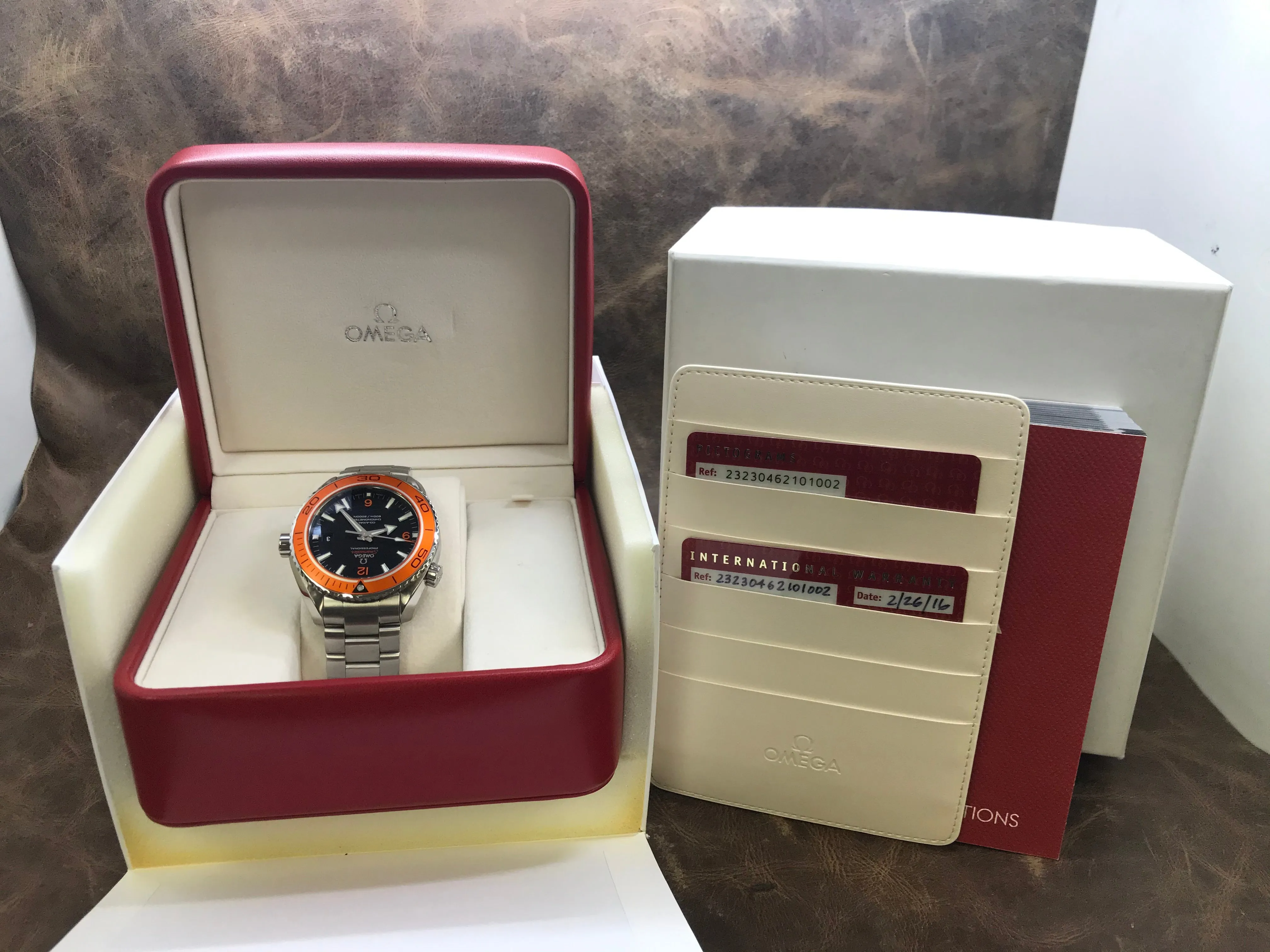 Omega Seamaster Planet Ocean 232.30.46.21.01.002 Black Dial Automatic Men's Watch