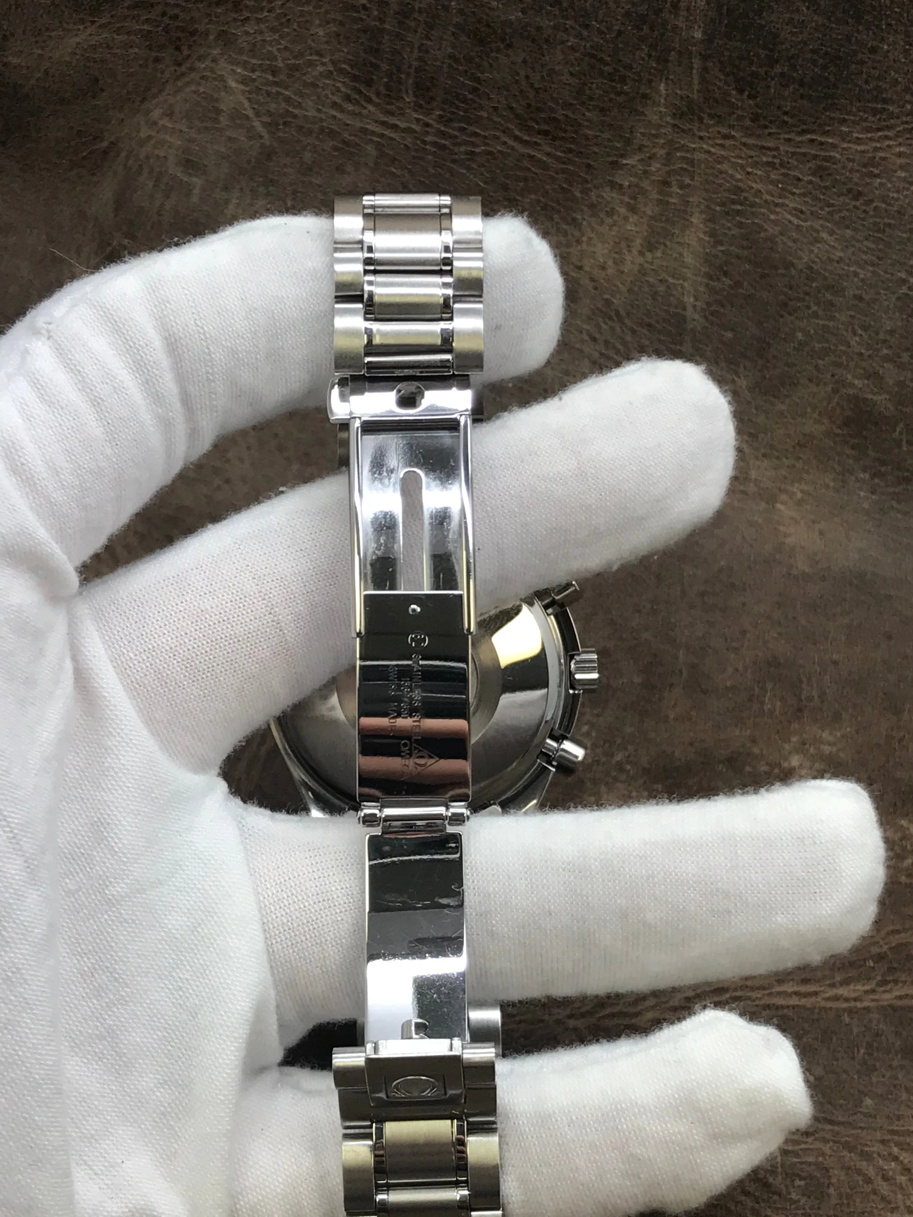Omega Speedmaster Day-Date 3523.30.00 Silver Dial Automatic Men's Watch