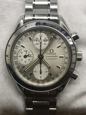 Omega Speedmaster Day-Date 3523.30.00 Silver Dial Automatic Men's Watch