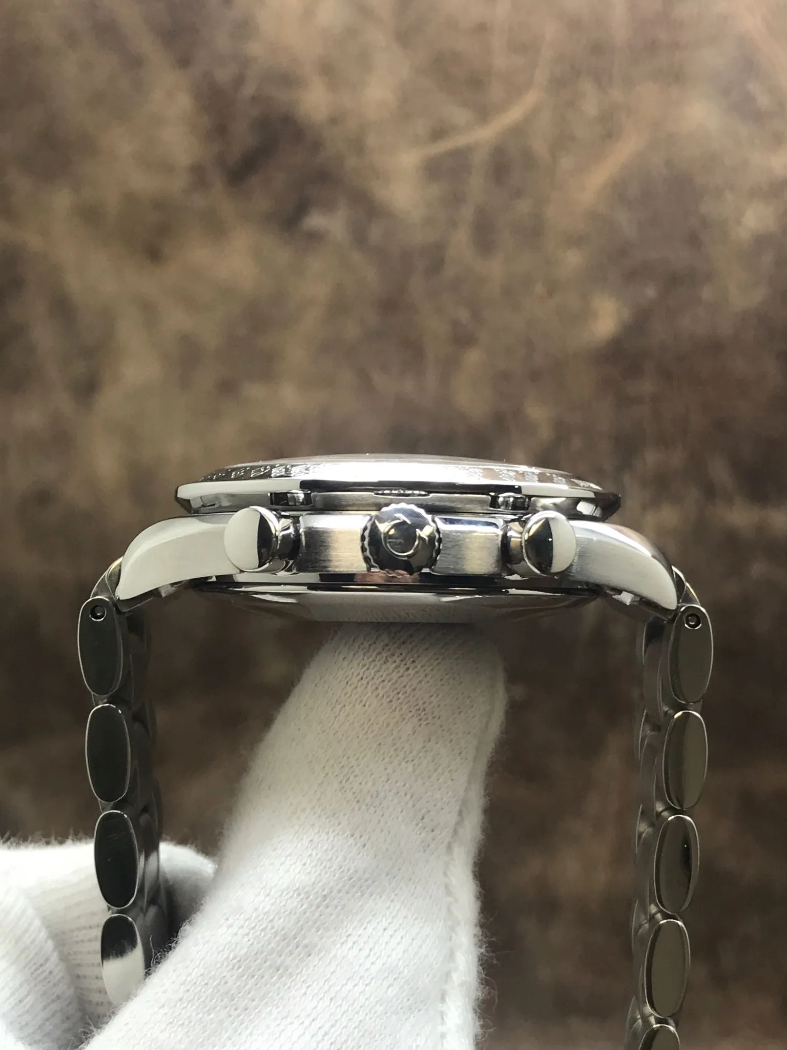 Omega Speedmaster Day-Date 3523.30.00 Silver Dial Automatic Men's Watch