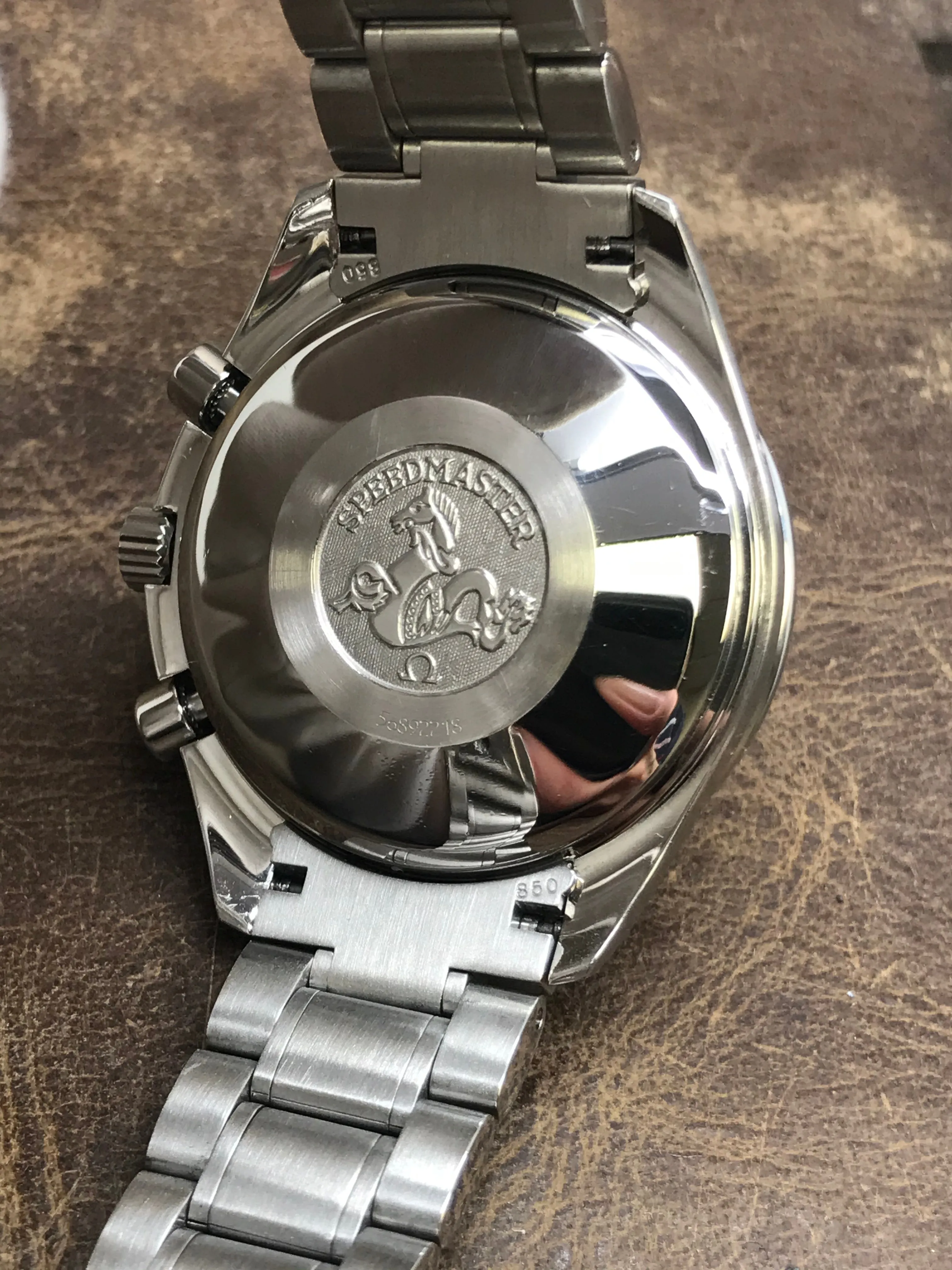 Omega Speedmaster Day-Date 3523.30.00 Silver Dial Automatic Men's Watch