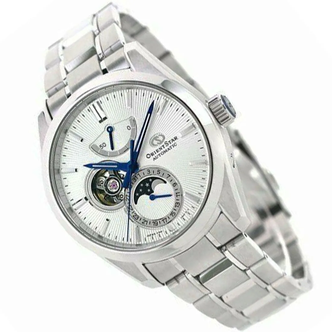 Orient Star Moon Phase White Dial Classic Watch RE-AY0002S RE-AY0002S00B