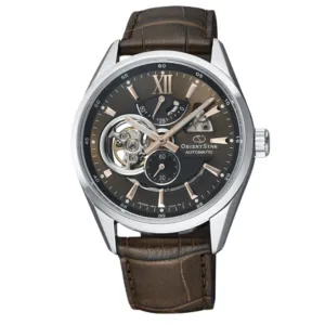 Orient Star RE-AV0006Y RE-AV0006Y00B Semi-Skeleton Automatic  Brown Dial Leather Watch