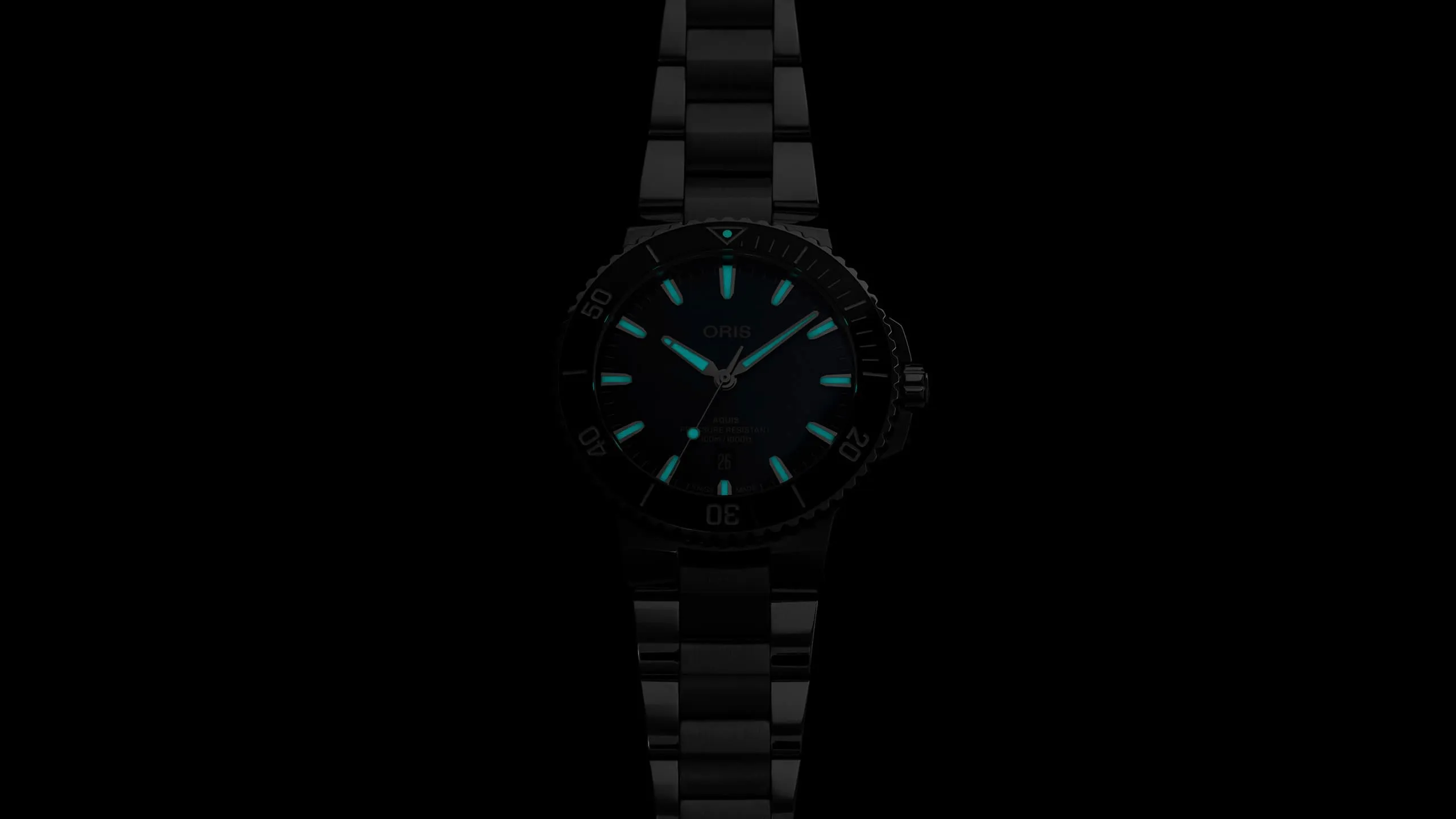 Oris Aquis Date 43.5mm Blue Dial Steel Men's Watch 01 733 7789 4135-07 8 23 04PEB