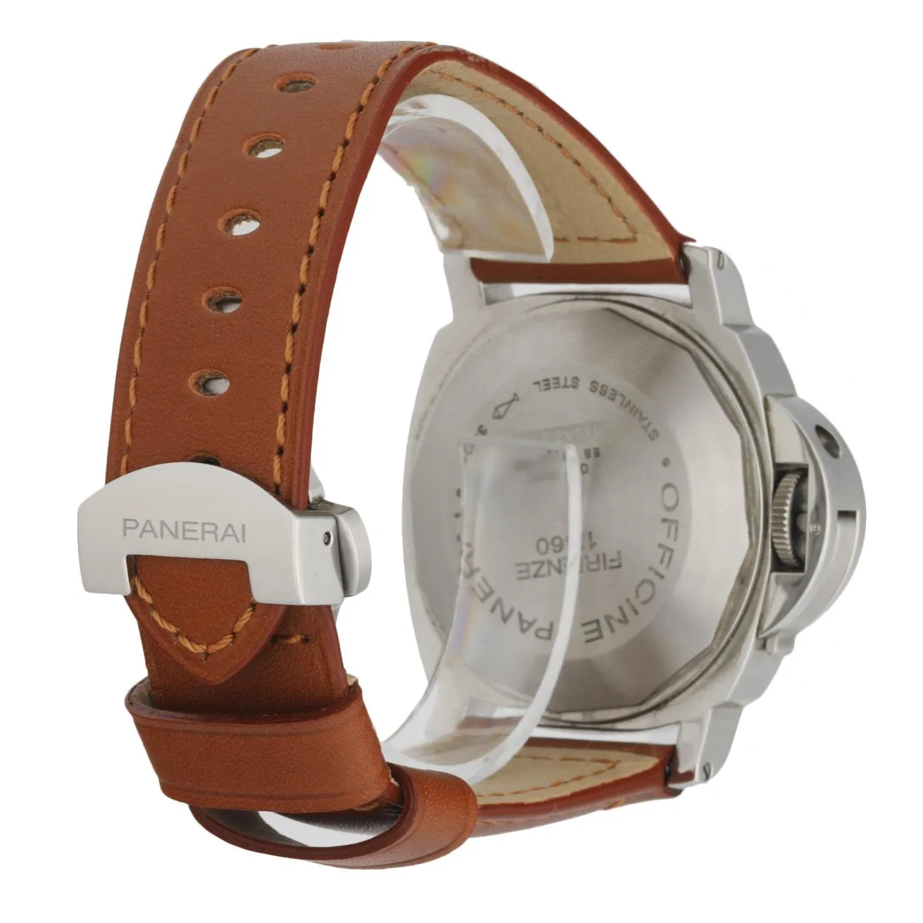 Panerai Luminor PAM104 Stainless Steel Automatic Men's Watch Box & Papers