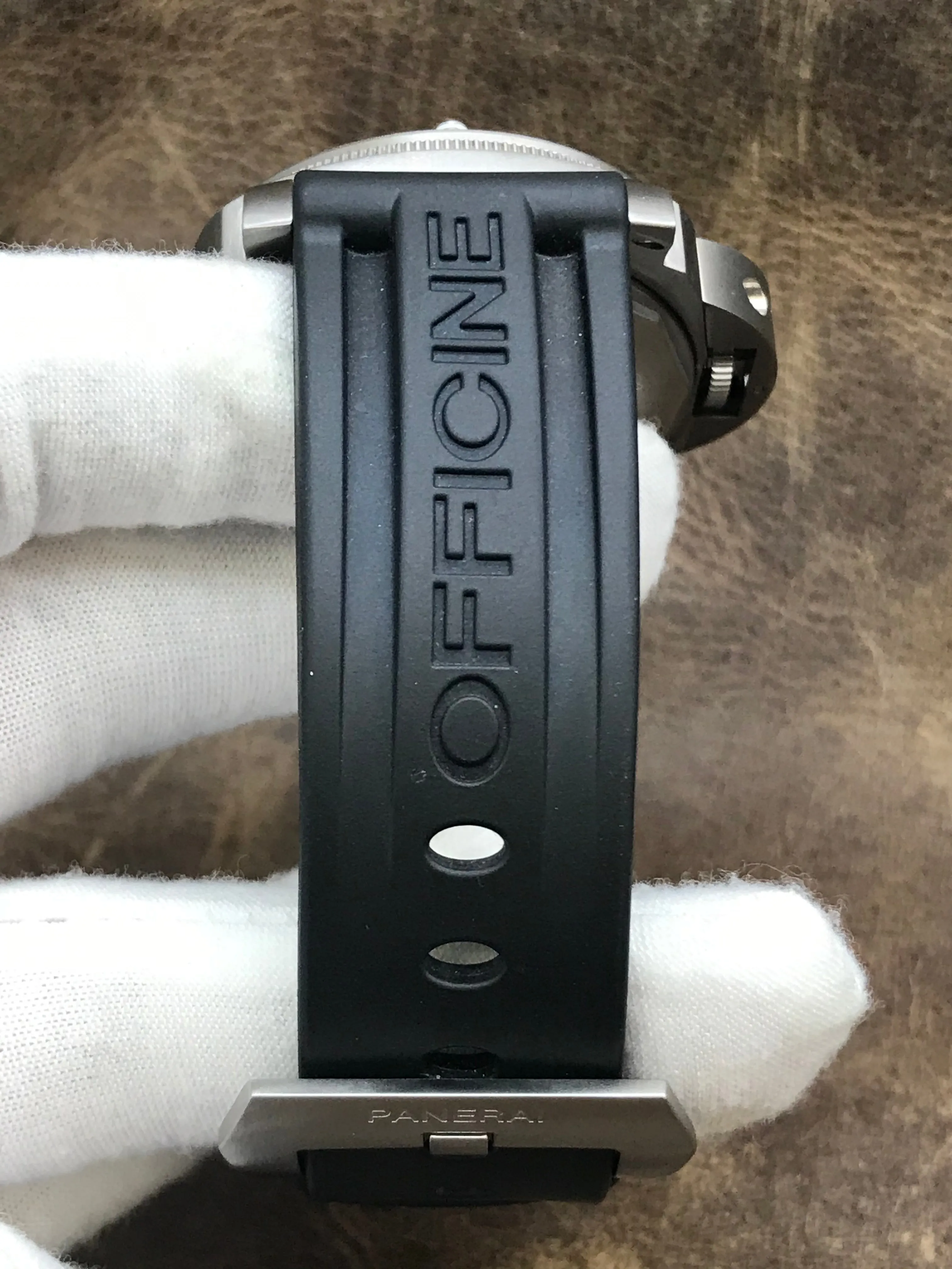 Panerai Luminor Submersible PAM00025 Black Dial Automatic Men's Watch