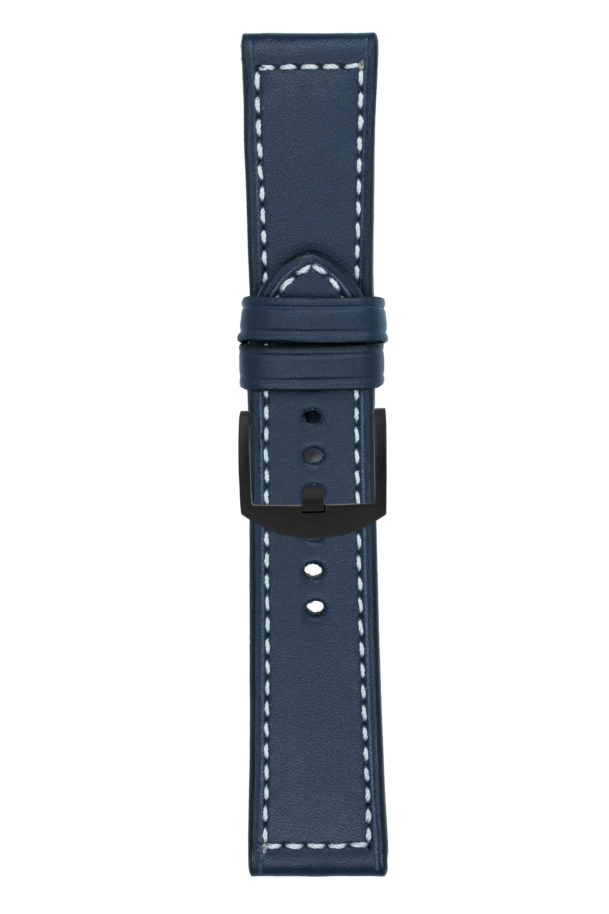 Panerai-Style Marino Leather Watch Strap in BLUE