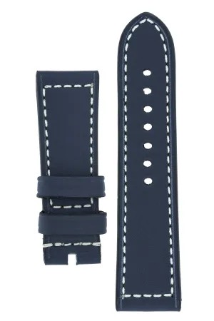 Panerai-Style Marino Leather Watch Strap in BLUE